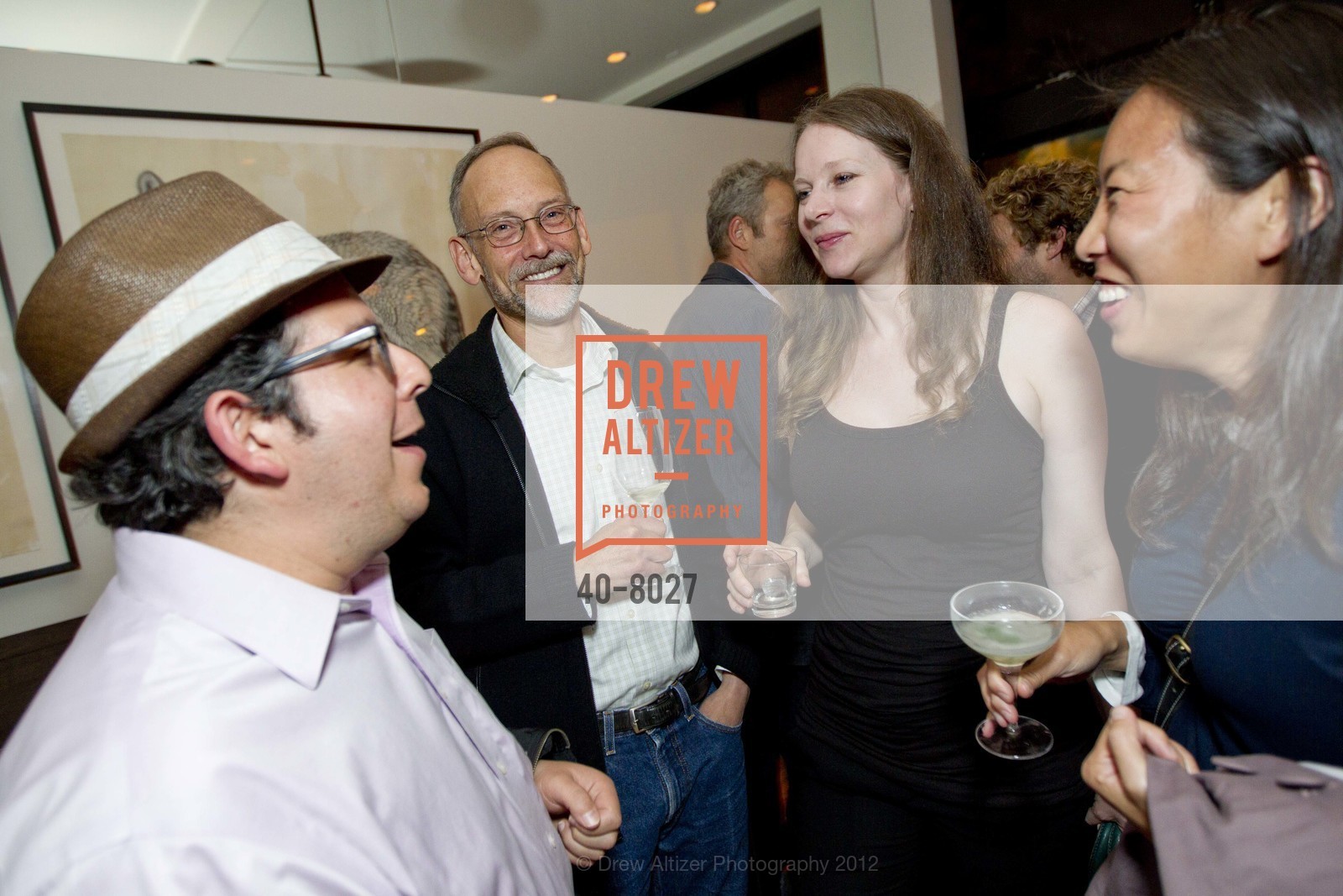 Brian Garrick, Harold McGee, Alexandra Foote, Liz Yap, LUCKY PEACH Issue 4 Release Party at Locanda, US, July 18th, 2012, Photo #40-8027 Brian Garrick, Harold McGee, Alexandra Foote, Liz Yap, Photo #40-8027