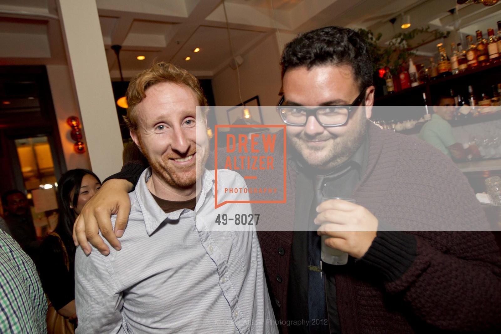 Eric Carroll, David Perez, LUCKY PEACH Issue 4 Release Party at Locanda, US, July 18th, 2012, Photo #49-8027 Eric Carroll, David Perez, Photo #49-8027