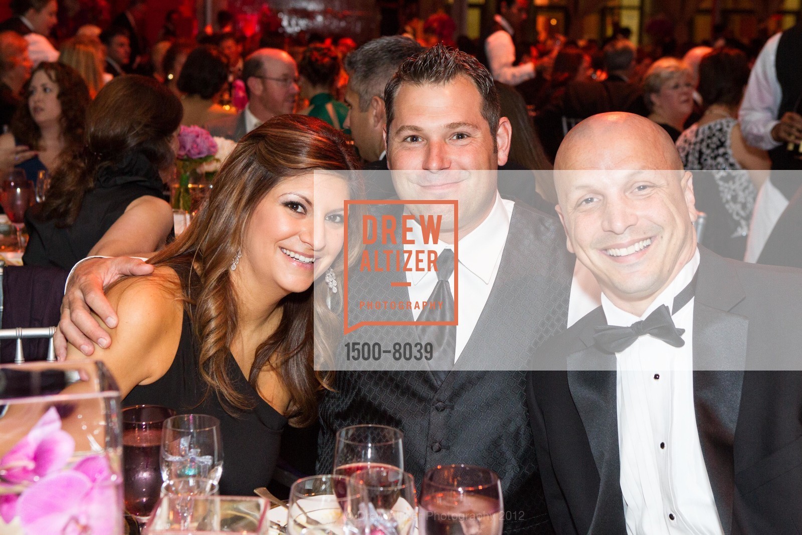 Lauren Seeno, Andy Barbano, Mark Orr, Jewel of the Bay, The Sesquicentennial Gala, US, November 3rd, 2012, Photo #1500-8039 Lauren Seeno, Andy Barbano, Mark Orr, Photo #1500-8039