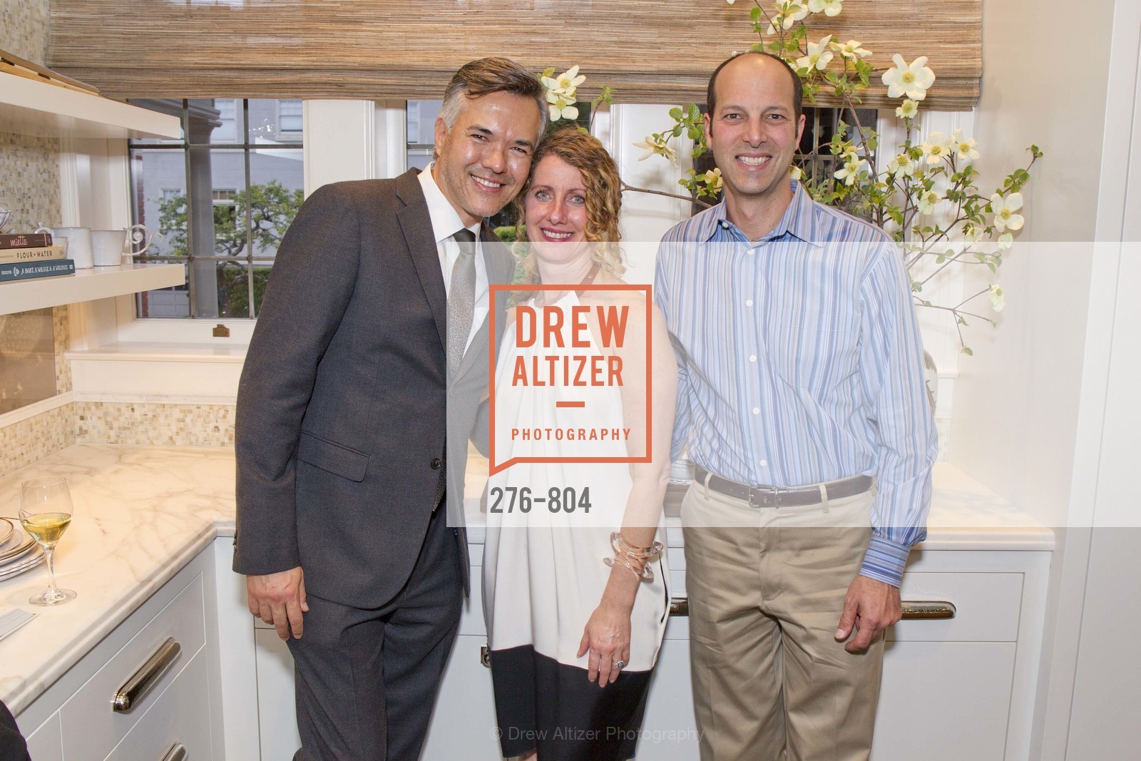 Eric Reiman, Kathleen Navarra, John McDill, San Francisco Decorator Showcase Opening Night Party, US, April 25th, 2015, Photo #276-804 Eric Reiman, Kathleen Navarra, John McDill, Photo #276-804