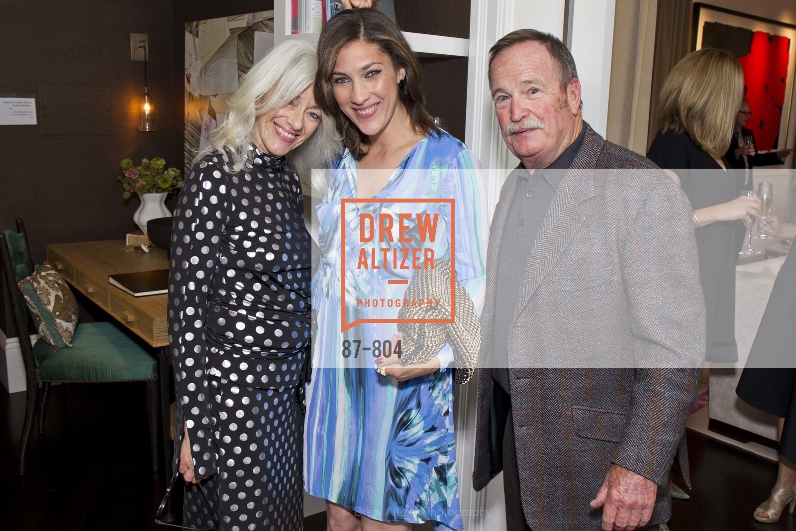 Jane Richardson Mac, Jaimie Belew, Jeff Harriman, San Francisco Decorator Showcase Opening Night Party, US, April 25th, 2015, Photo #87-804 Jane Richardson Mac, Jaimie Belew, Jeff Harriman, Photo #87-804