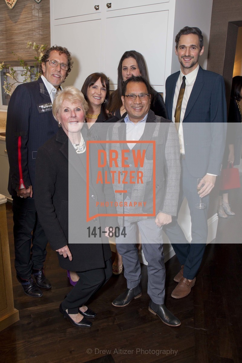 Kay Evans, Roy Tran, Glen De Matiere, Claudia Juestel, Celeste Barnes-Bremer, Tommy Vollner, San Francisco Decorator Showcase Opening Night Party, US, April 25th, 2015, Photo #141-804 Kay Evans, Roy Tran, Glen De Matiere, Claudia Juestel, Celeste Barnes-Bremer, Tommy Vollner, Photo #141-804