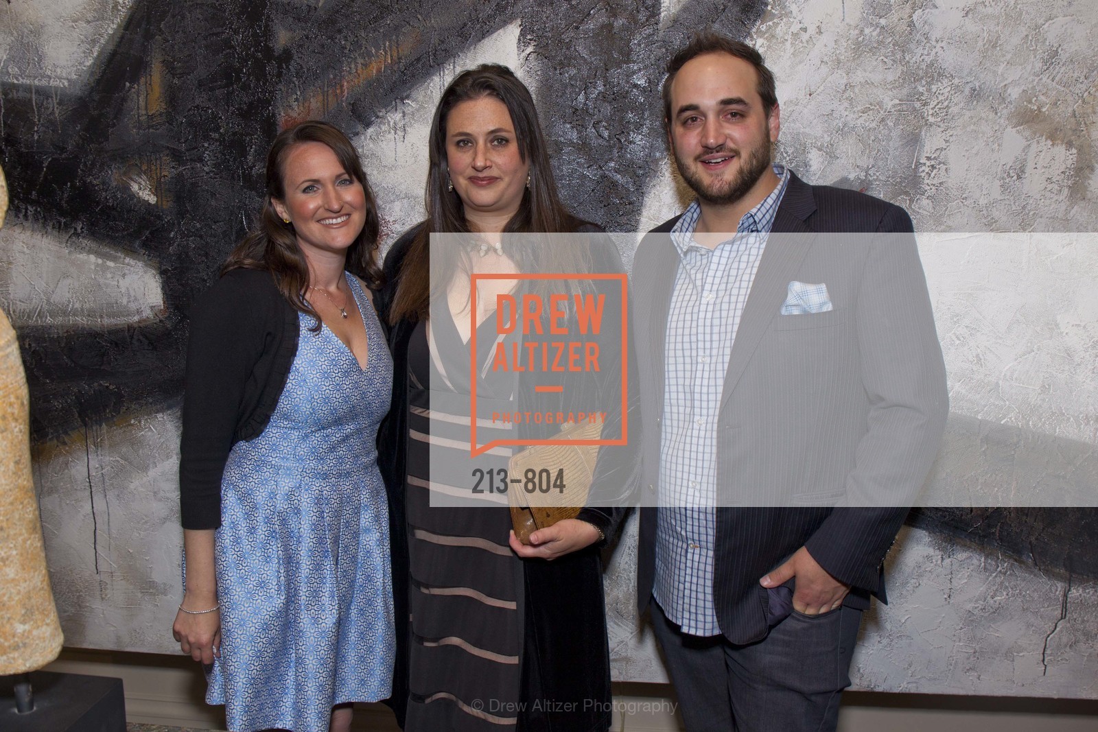 Jasmine Weiss, Celeste Barnes-Bremer, Jeff Rumple, San Francisco Decorator Showcase Opening Night Party, US, April 25th, 2015, Photo #213-804 Jasmine Weiss, Celeste Barnes-Bremer, Jeff Rumple, Photo #213-804