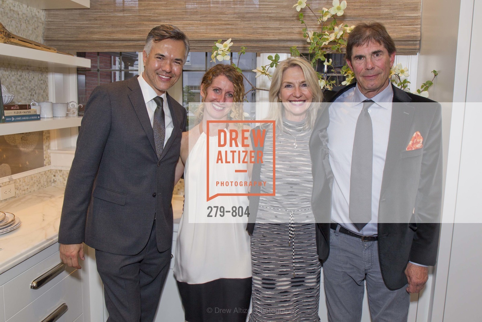 Eric Reiman, Kathleen Navarra, Kathy Best, John Rosekrans, San Francisco Decorator Showcase Opening Night Party, US, April 25th, 2015, Photo #279-804 Eric Reiman, Kathleen Navarra, Kathy Best, John Rosekrans, Photo #279-804