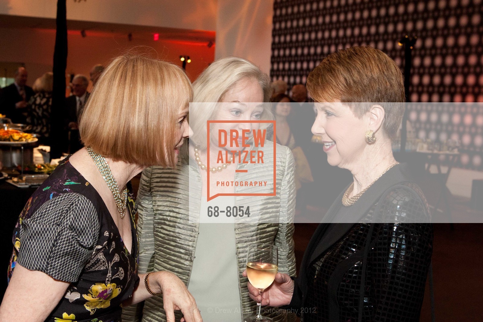 Catherine Goodman, Gretchen Kimball, Martha Woollomes, BOUQUETS TO ART 2012 Opening Night Gala and Preview, US, March 12th, 2012, Photo #68-8054 Catherine Goodman, Gretchen Kimball, Martha Woollomes, Photo #68-8054