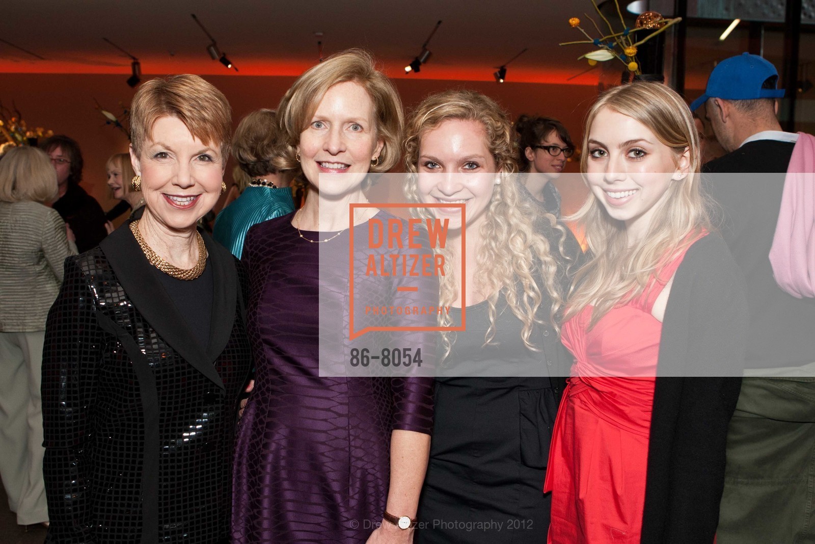 Martha Woollomes, Ann Papale, Julia Papale, Anna Reisman, BOUQUETS TO ART 2012 Opening Night Gala and Preview, US, March 12th, 2012, Photo #86-8054 Martha Woollomes, Ann Papale, Julia Papale, Anna Reisman, Photo #86-8054