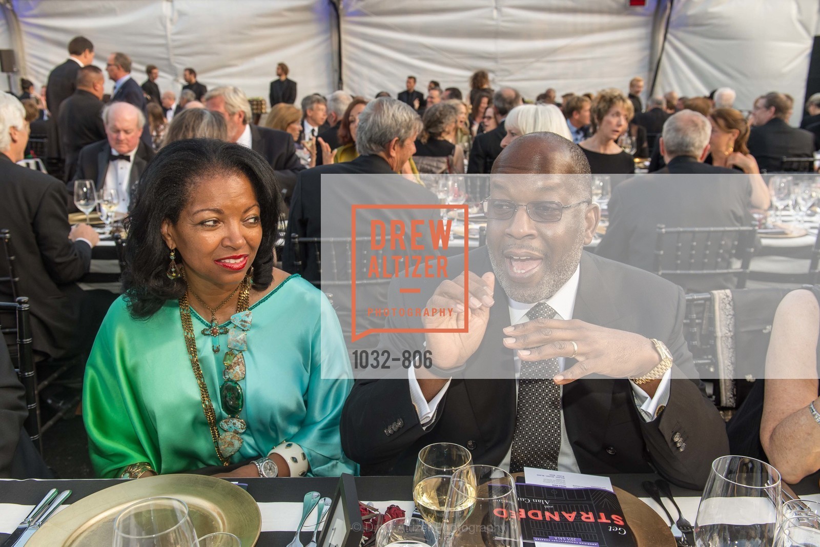 Denise Bradley Tyson, Bernard Tyson, A.C.T. Gala Come Get Stranded, US, April 26th, 2015,Drew Altizer, Drew Altizer Photography, full-service agency, private events, San Francisco photographer, photographer california