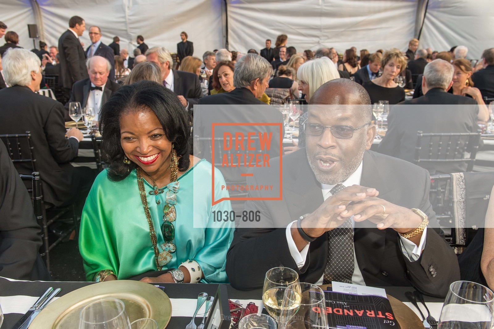 Denise Bradley Tyson, Bernard Tyson, A.C.T. Gala Come Get Stranded, US, April 26th, 2015,Drew Altizer, Drew Altizer Photography, full-service agency, private events, San Francisco photographer, photographer california