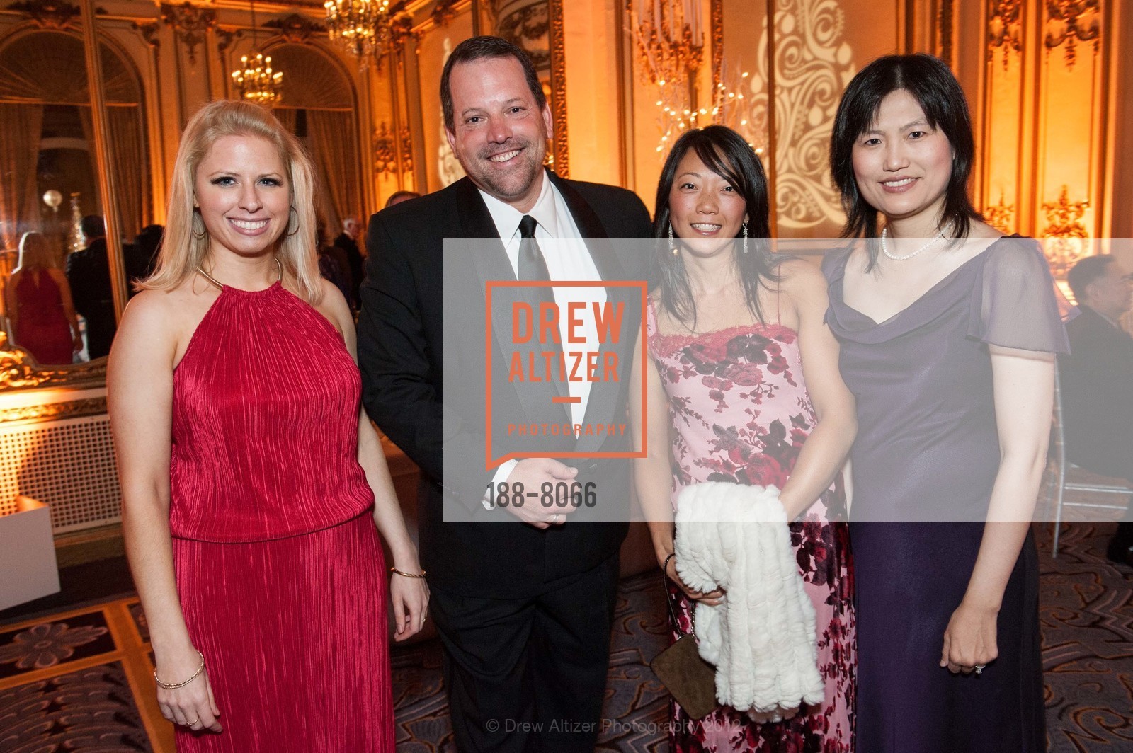 Shannon Griffin, Marty Ardron, Cecilia Banks, Wan Chi, 2012 Holiday HOB NOB on the Hill, US, December 7th, 2012, Photo #188-8066 Shannon Griffin, Marty Ardron, Cecilia Banks, Wan Chi, Photo #188-8066
