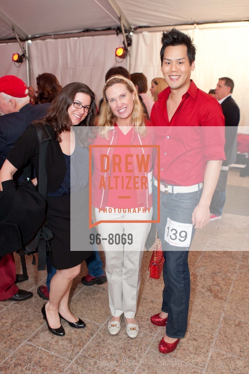 Danielle Levine, Cynthia Woodsman, Christopher Lee, Macy's Presents American Heart Association's GO RED FOR WOMEN 2012, Macy's Union Square, February 14th, 2012, Photo #96-8069 Danielle Levine, Cynthia Woodsman, Christopher Lee, Photo #96-8069