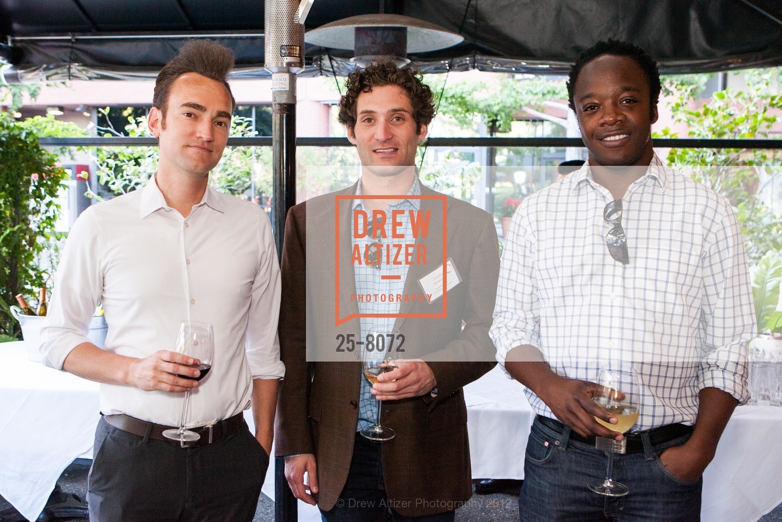 Kevin Whittaker, Justin Fichelson, Kojo Minta, EXPLORATORIUM LAB'S Membership Party, US, June 14th, 2012, Photo #25-8072 Kevin Whittaker, Justin Fichelson, Kojo Minta, Photo #25-8072