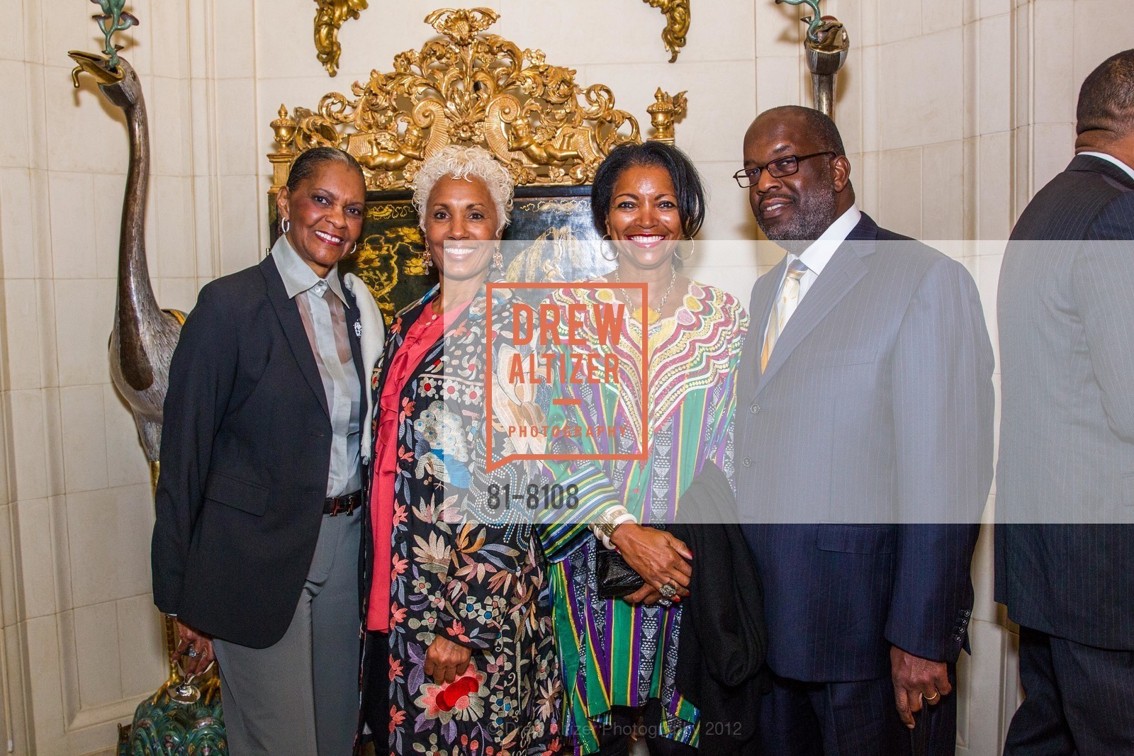 Faye Davidson, Deborah Santana, Denise Bradley Tyson, Bernard Tyson, Photo #81-8108