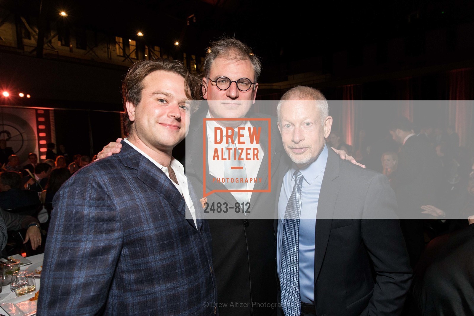 Zak Williams, Noah Cowan, Howard Roffman, SAN FRANCISCO FILM SOCIETY'S 2015 Awards Night, US, April 28th, 2015, Photo #2483-812 Zak Williams, Noah Cowan, Howard Roffman, Photo #2483-812