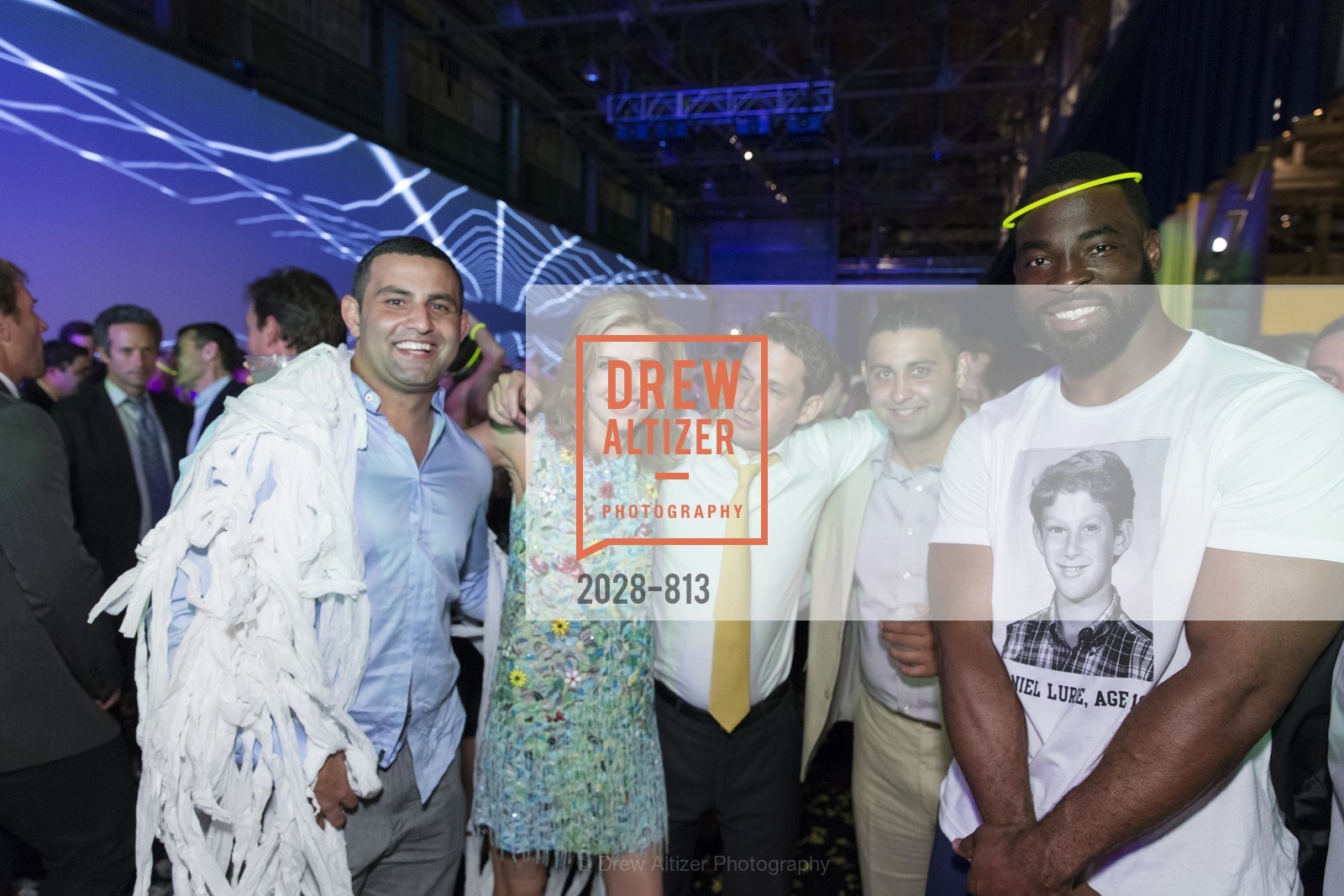 Tareq Azim, Kate Harbin Clammer, Daniel Lurie, Justin Tuck, TIPPING POINT Community 2015 Benefit, US, May 1st, 2015, Photo #2028-813 Tareq Azim, Kate Harbin Clammer, Daniel Lurie, Justin Tuck, Photo #2028-813