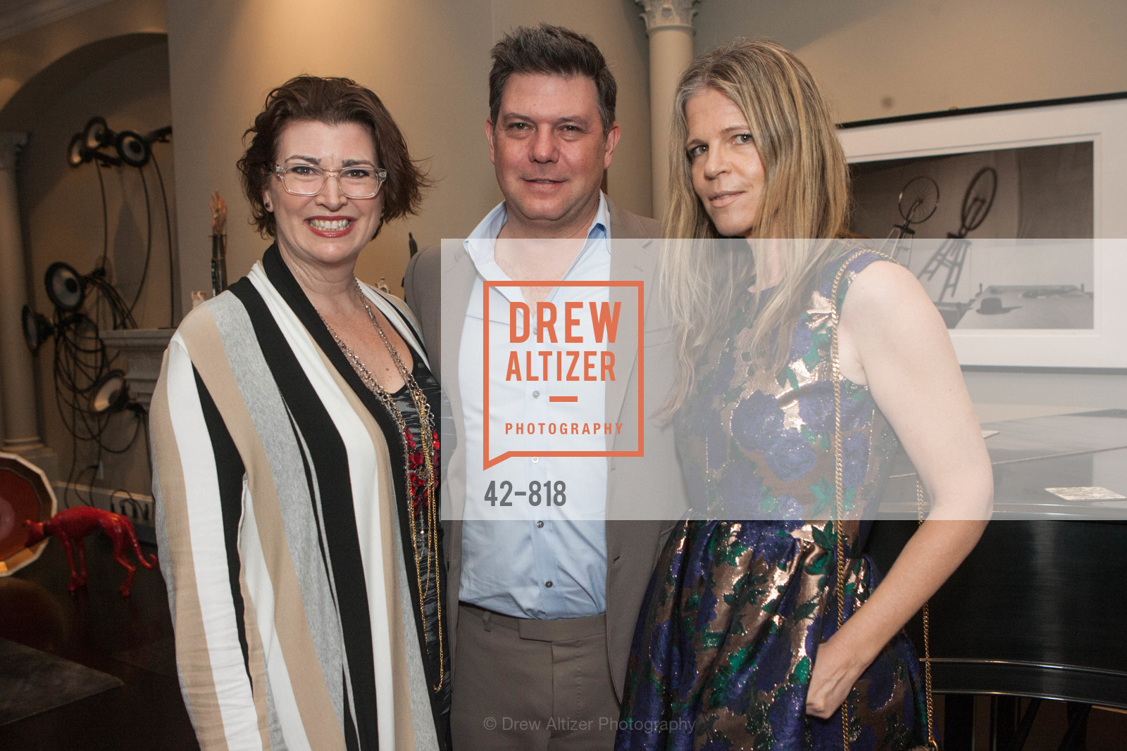 Amy Critchett, Leo Villareal, Yvonne Force-Villareal, Celebrating LEO VILLAREAL and The Bay Lights, US, March 5th, 2015, Photo #42-818 Amy Critchett, Leo Villareal, Yvonne Force-Villareal, Photo #42-818