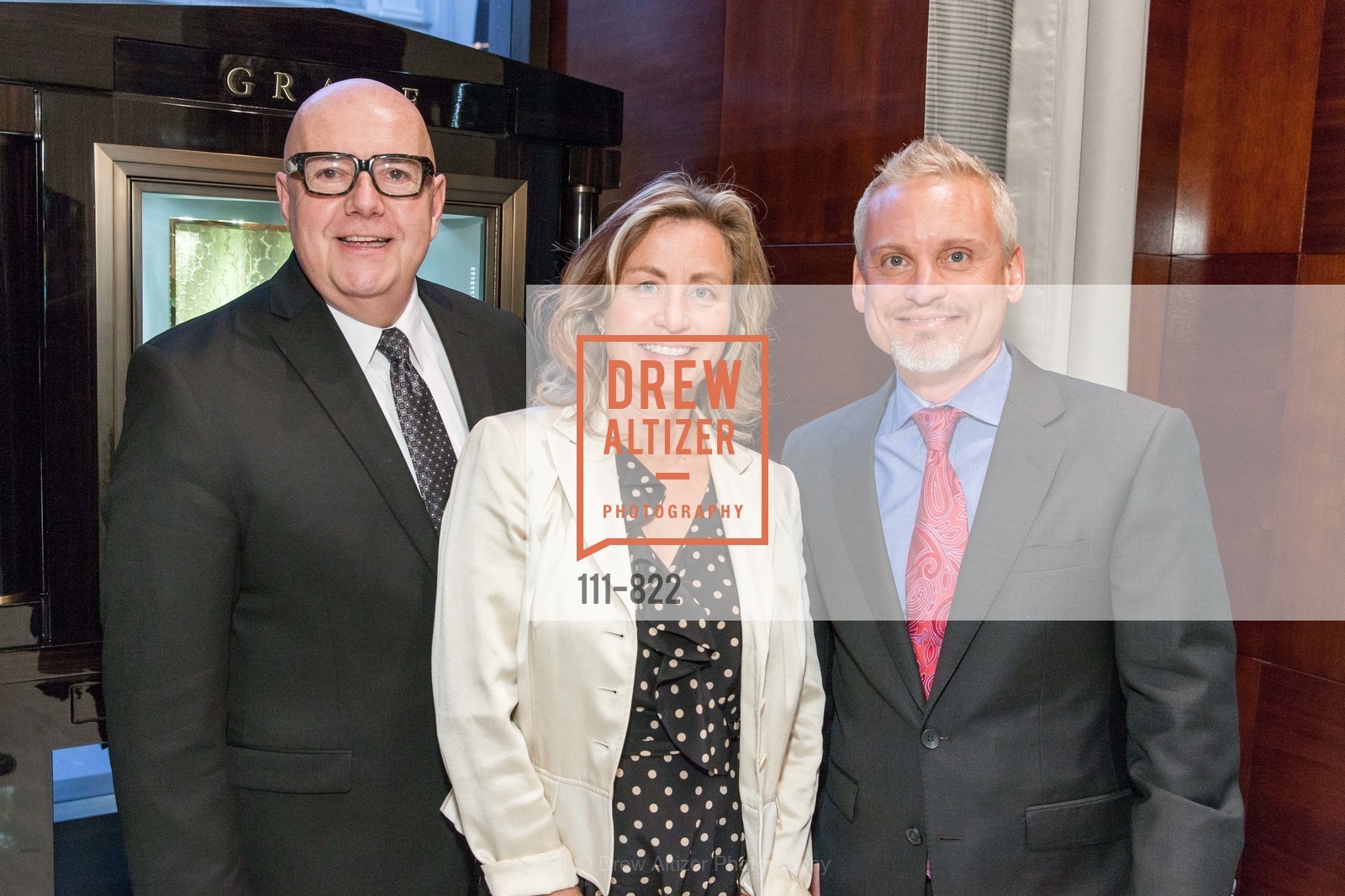 Robert Atkinson, Bettina Kohlbrenner, Jim Oswald, GRAFF Hosts Celebration of the EDGEWOOD CENTER FOR CHILDREN AND FAMILIES Board of Directors, US, March 6th, 2015, Photo #111-822 Robert Atkinson, Bettina Kohlbrenner, Jim Oswald, Photo #111-822