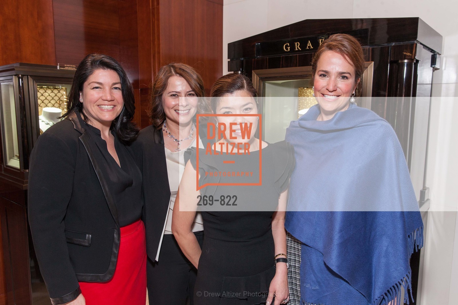 Patrice Wilbur, Midori Antedi, Alex Chang, LIndsay Folk, GRAFF Hosts Celebration of the EDGEWOOD CENTER FOR CHILDREN AND FAMILIES Board of Directors, US, March 6th, 2015, Photo #269-822 Patrice Wilbur, Midori Antedi, Alex Chang, LIndsay Folk, Photo #269-822