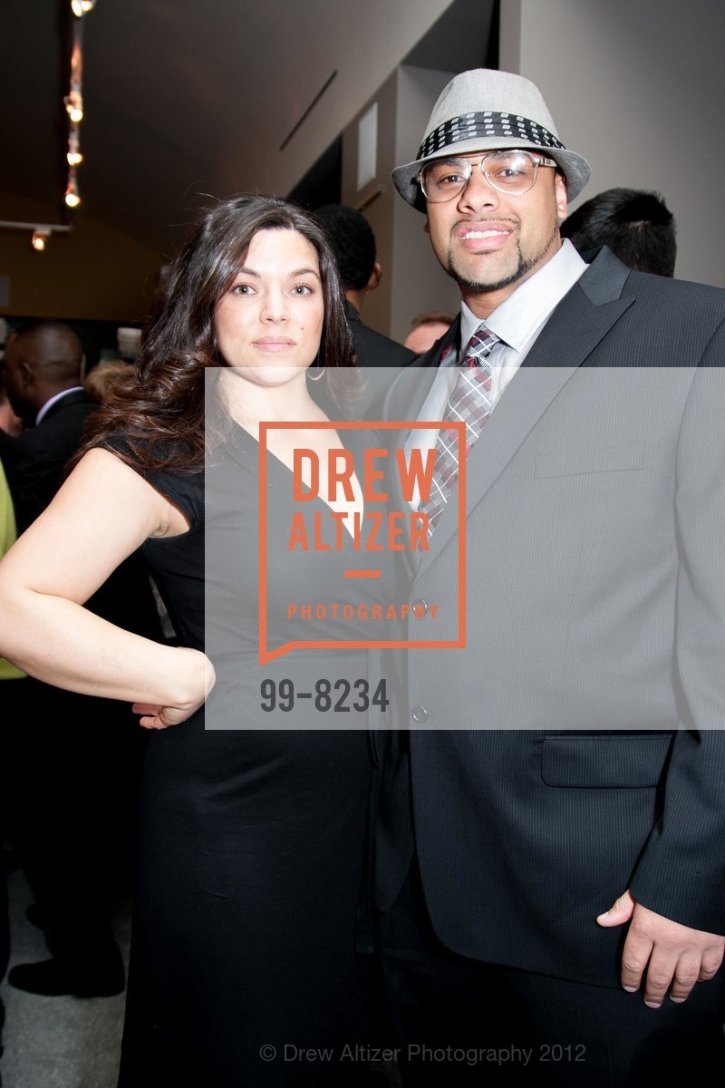 Kassandra Santiago, Mark Divita, Davis Celebrates the Grand Opening of GALLERY 85, US, December 10th, 2012, Photo #99-8234 Kassandra Santiago, Mark Divita, Photo #99-8234