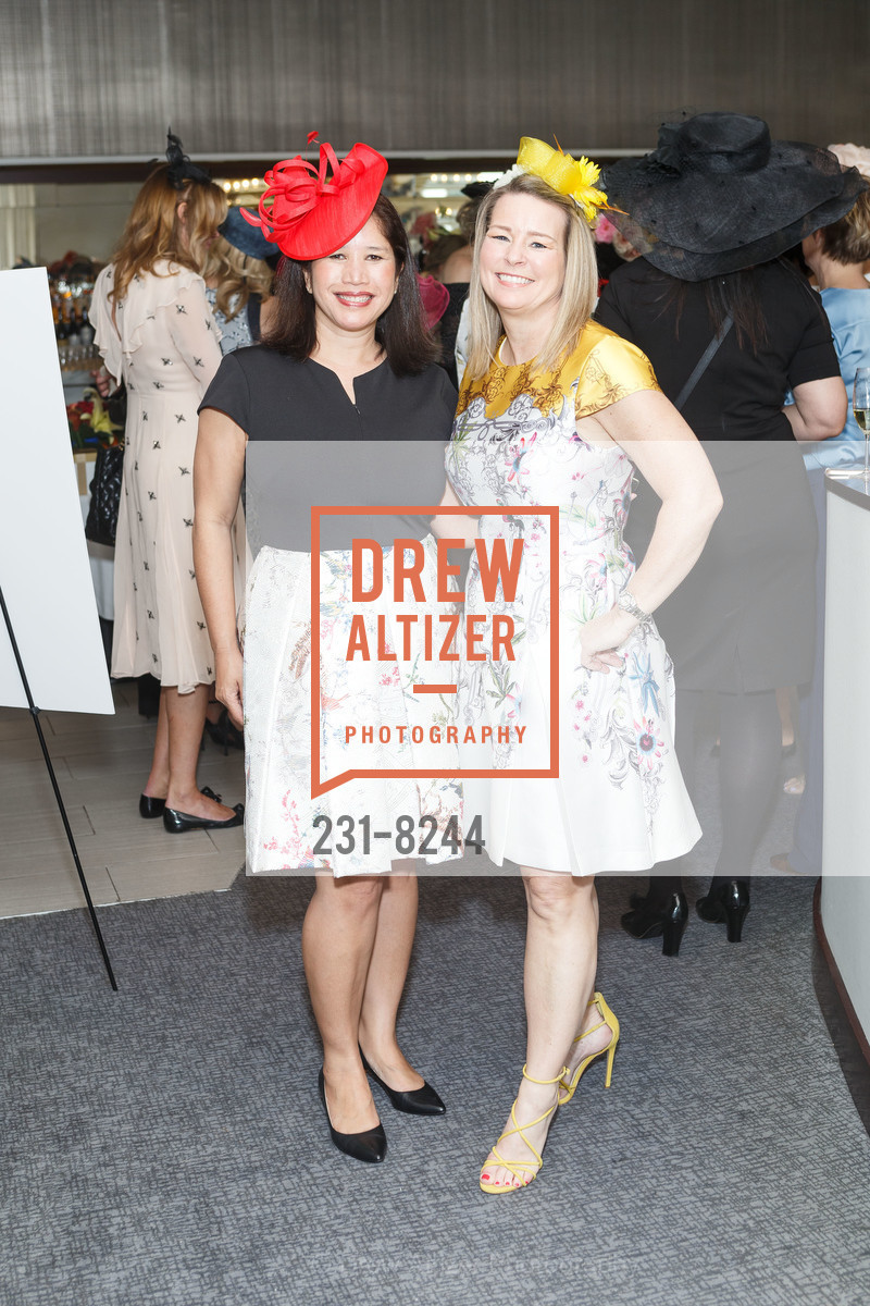 Amanda Sarkissian, Sarah Gammill, Birds of a Feather Hat Lunch 2018, Neiman Marcus, The Rotunda, Photo #231-8244 Amanda Sarkissian, Sarah Gammill, Photo #231-8244