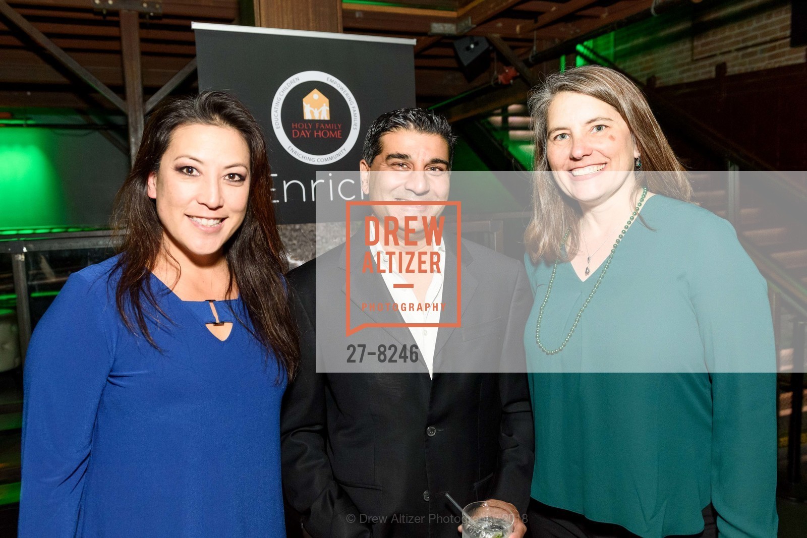 Sayumi Brannan, Kester Kyrie, Anne Oertly, Holy Family Day Home Sláinte Event 2018, Verso. 1525 Mission St, March 15th, 2018, Photo #27-8246 Sayumi Brannan, Kester Kyrie, Anne Oertly, Photo #27-8246