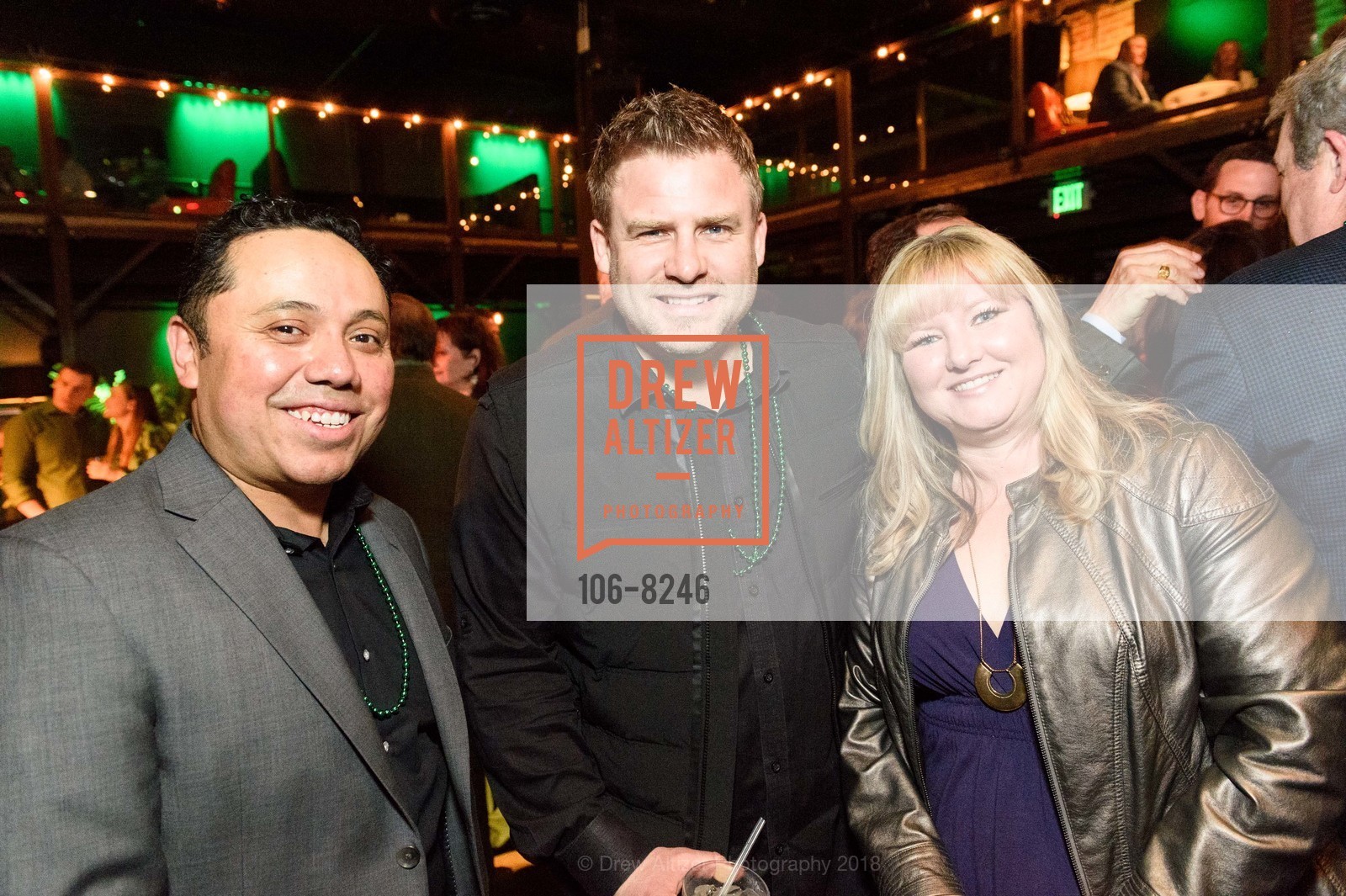 Renato Cazares, Zimmerman, Jennifer Zimmerman, Holy Family Day Home Sláinte Event 2018, Verso. 1525 Mission St, March 15th, 2018, Photo #106-8246 Renato Cazares, Zimmerman, Jennifer Zimmerman, Photo #106-8246
