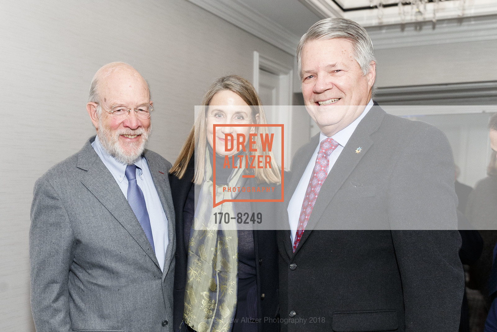 David Arscott, Cynthia Livermore, Richard Livermore, 15th Circles of Light, Ritz-Carlton Hotel San Francisco. 600 Stockton St, San Francisco, CA, March 15th, 2018, Photo #170-8249 David Arscott, Cynthia Livermore, Richard Livermore, Photo #170-8249