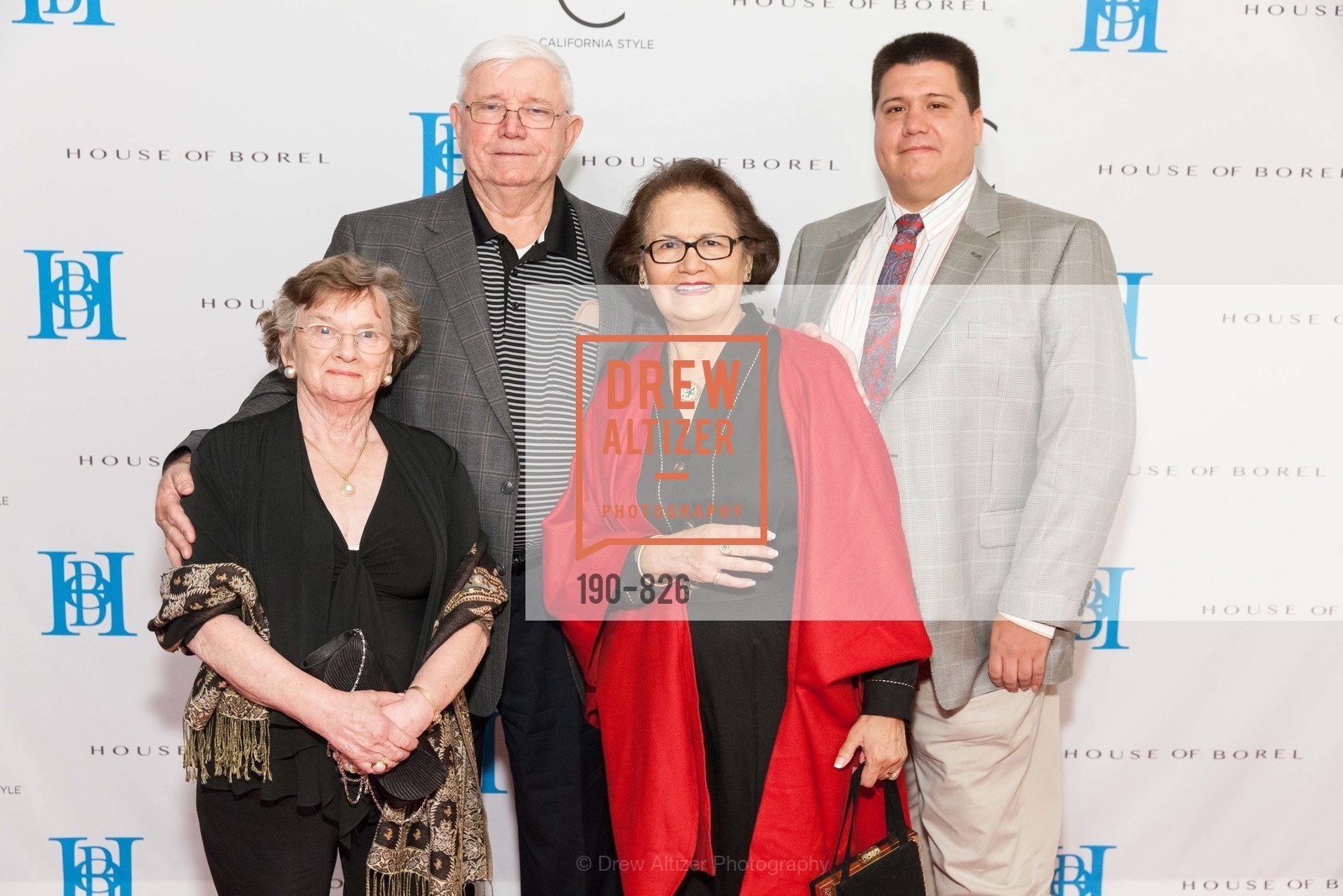 Margaret Geary, Huey Moritz, Marina Moritz, Philip Moritz, HOUSE OF BOREL Launch, US, March 7th, 2015, Photo #190-826 Margaret Geary, Huey Moritz, Marina Moritz, Philip Moritz, Photo #190-826