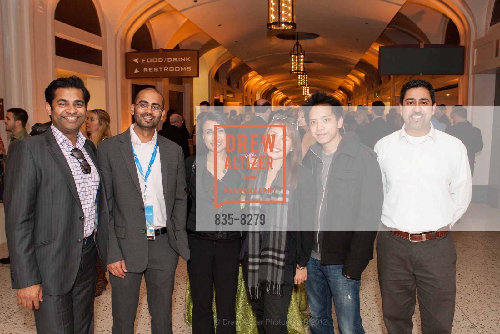 Sunny Kumar, Rajat Saxena, Pooja Prasad, Karen Chao, Nathan Wang, Ron Rai, The 2012 Concert for UCSF Benioff Children's Hospital Featuring Will.i.am, Lady Antebellum and Dana Carvey, Bill Graham Civic Auditorium. 99 Grove Street, September 20th, 2012, Photo #835-8279 Sunny Kumar, Rajat Saxena, Pooja Prasad, Karen Chao, Nathan Wang, Ron Rai, Photo #835-8279