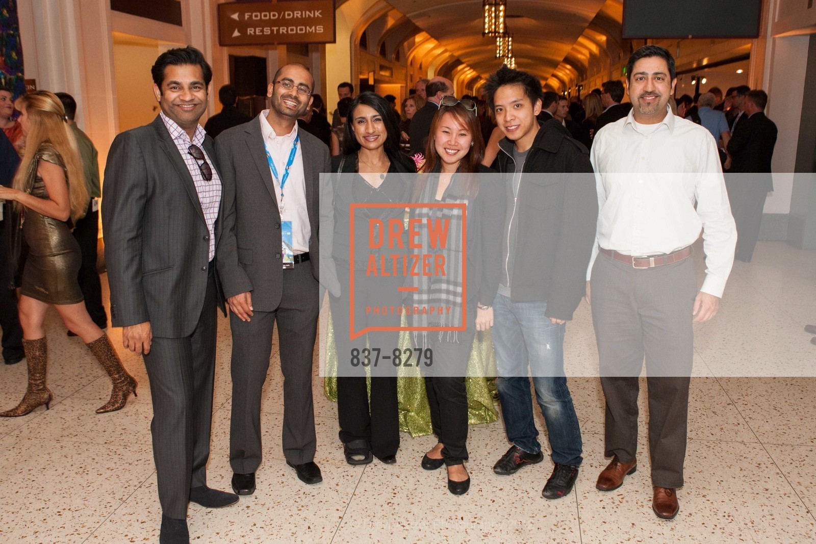Sunny Kumar, Rajat Saxena, Pooja Prasad, Karen Chao, Nathan Wang, Ron Rai, The 2012 Concert for UCSF Benioff Children's Hospital Featuring Will.i.am, Lady Antebellum and Dana Carvey, Bill Graham Civic Auditorium. 99 Grove Street, September 20th, 2012, Photo #837-8279 Sunny Kumar, Rajat Saxena, Pooja Prasad, Karen Chao, Nathan Wang, Ron Rai, Photo #837-8279
