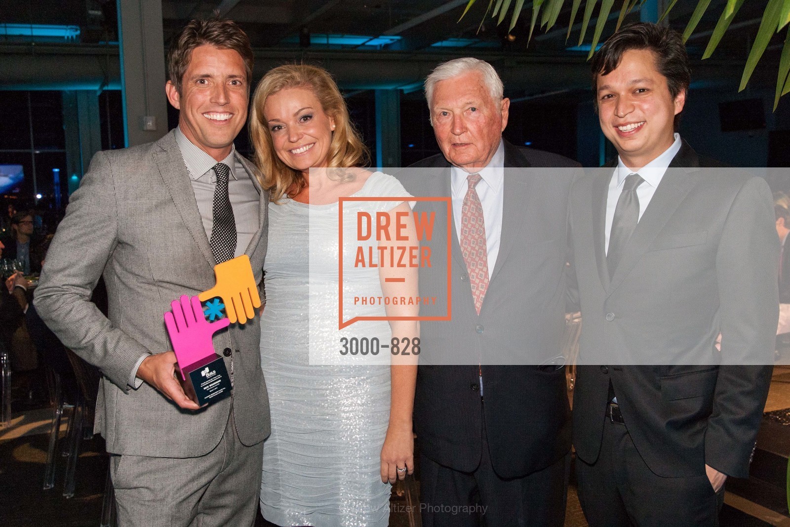 Nick Woodman, Suzanne McKechnie Klahr, Pitch Johnson, Ben Silbermann, The BUILD Gala 2015, US, March 9th, 2015, Photo #3000-828 Nick Woodman, Suzanne McKechnie Klahr, Pitch Johnson, Ben Silbermann, Photo #3000-828