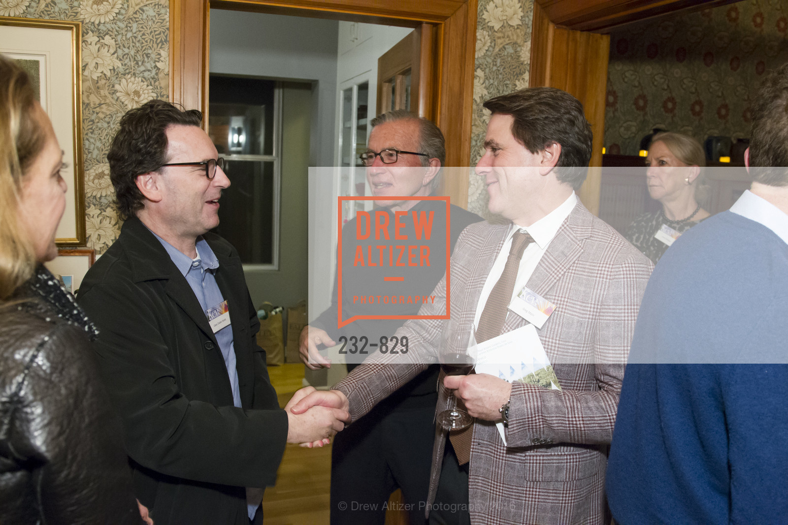 Cass Calder Smith, Boris Dramov, Gregory Malin, A Reception For Kew Gardens, Private Residence, February 3rd, 2016, Photo #232-829 Cass Calder Smith, Boris Dramov, Gregory Malin, Photo #232-829