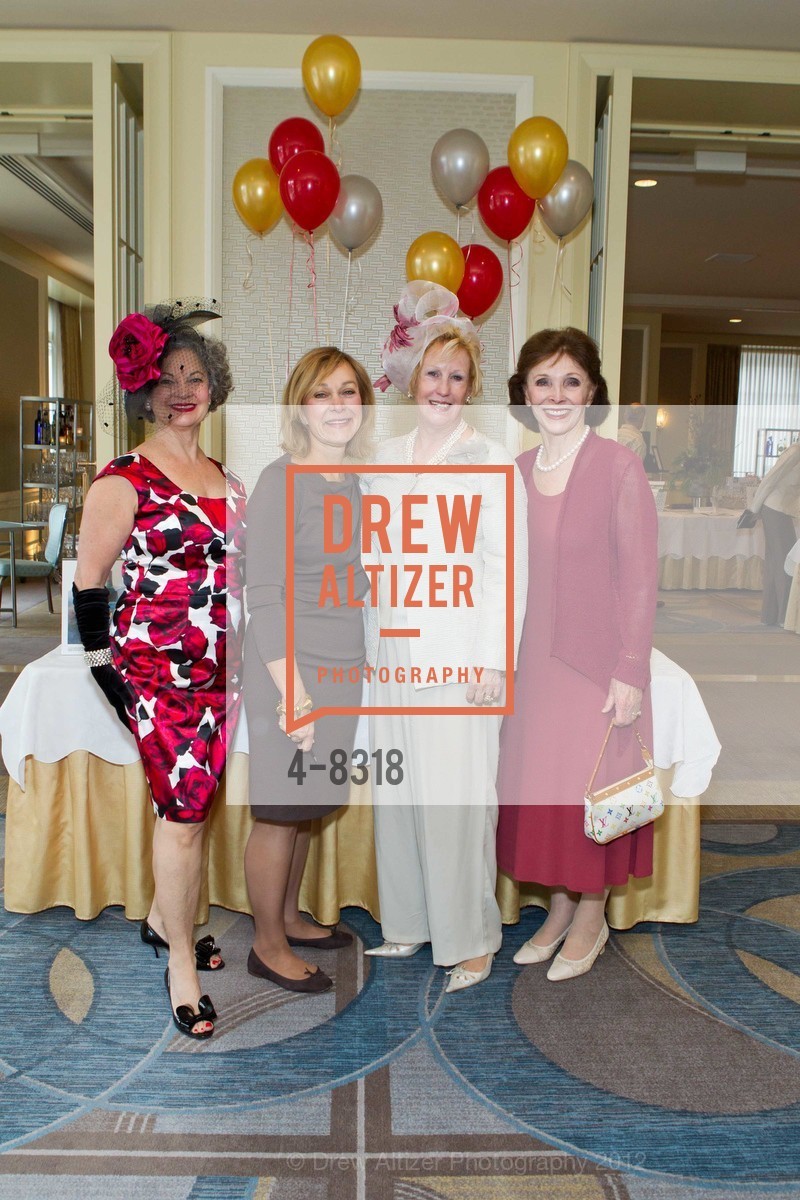 Hazel Kawaja, Sharon Collier, Leslie LaRocca, Lorraine Fulmer, "Art of the Flower," San Francisco Garden Club Benefit Luncheon, US, October 19th, 2012, Photo #4-8318 Hazel Kawaja, Sharon Collier, Leslie LaRocca, Lorraine Fulmer, Photo #4-8318