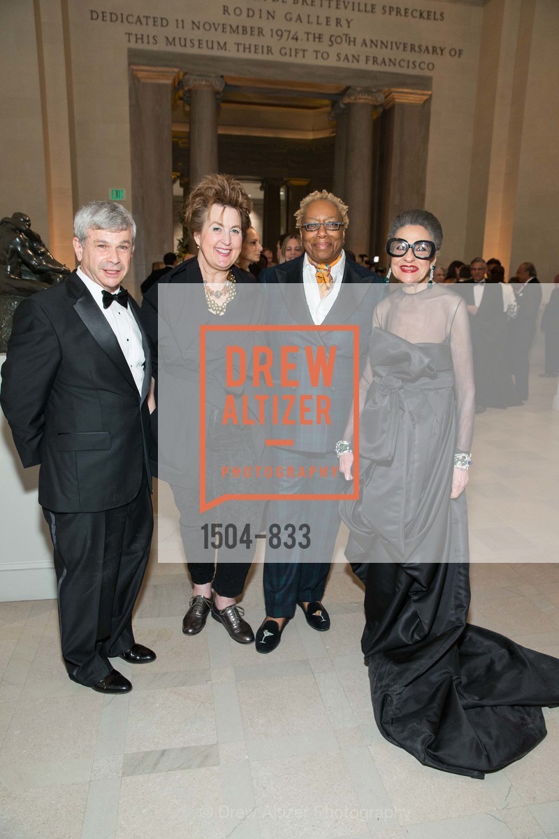 Richard Beleson, Ellen Anderson, Linda Harrison, Joy Venturini Bianchi, HIGH STYLE: The Brooklyn Museum Costume Collection Premier and Dinner, US, March 12th, 2015, Photo #1504-833 Richard Beleson, Ellen Anderson, Linda Harrison, Joy Venturini Bianchi, Photo #1504-833