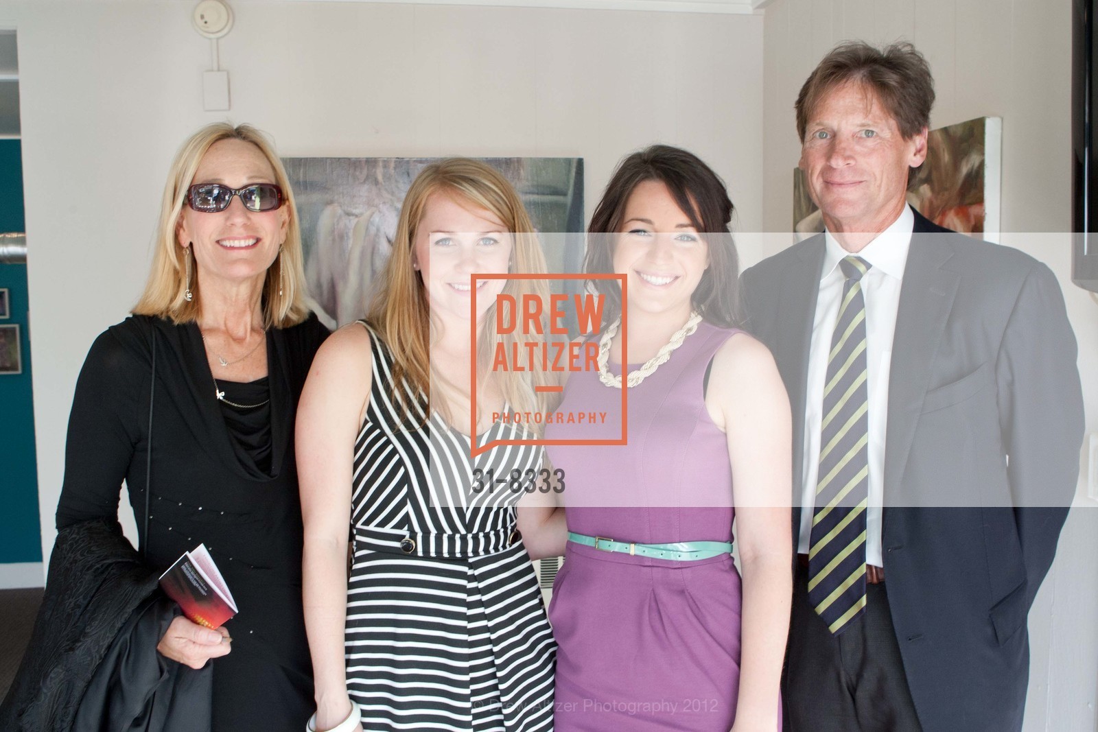 Claudia Bushee, Meredith O'Neal, Sarah Nantais, Ward Bushee, SFAI Vernissage Preview Party at Phoenix Hotel, US, May 10th, 2012, Photo #31-8333 Claudia Bushee, Meredith O'Neal, Sarah Nantais, Ward Bushee, Photo #31-8333