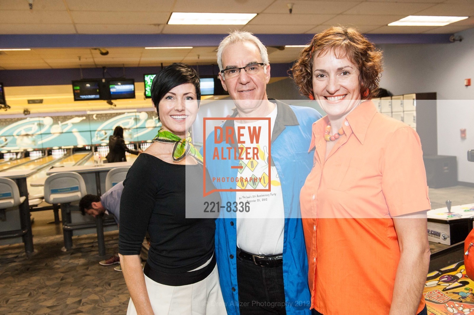 Aulaire Naughton, Andrew Behar, Patricia Jurewicz, As You Sow Hosts As You Bowl, Presidio Bowling Alley. 93 Moraga Avenue, September 21st, 2012, Photo #221-8336 Aulaire Naughton, Andrew Behar, Patricia Jurewicz, Photo #221-8336