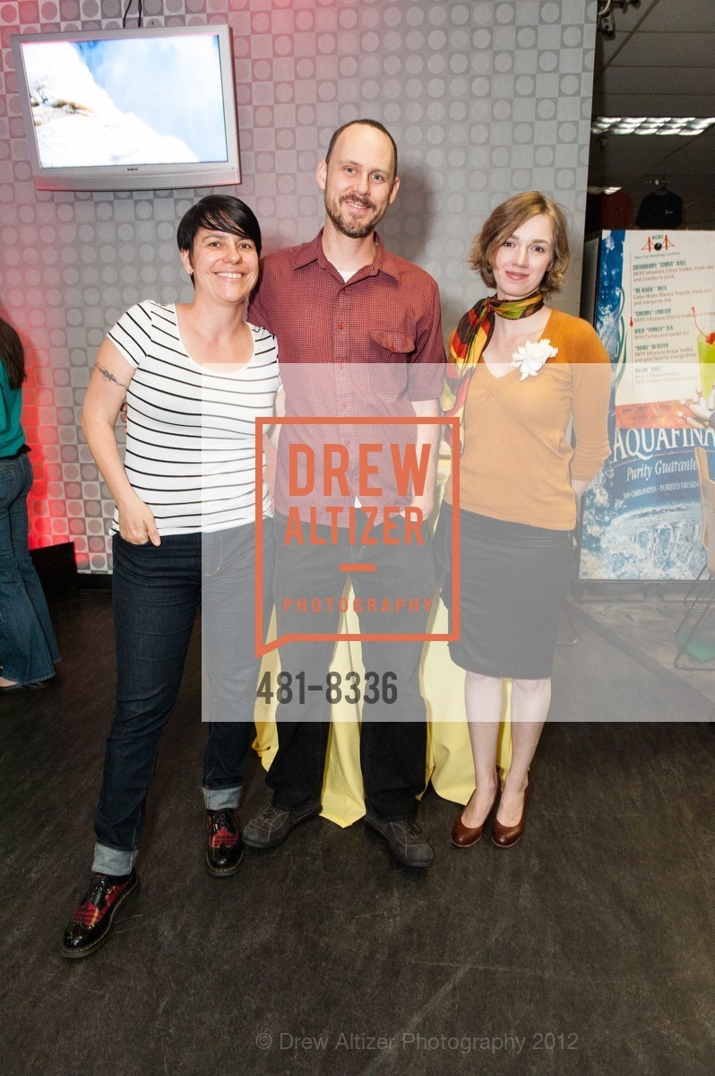 Magdi Vanya, David Toy, Emelie Mahdavian, As You Sow Hosts As You Bowl, Presidio Bowling Alley. 93 Moraga Avenue, September 21st, 2012, Photo #481-8336 Magdi Vanya, David Toy, Emelie Mahdavian, Photo #481-8336