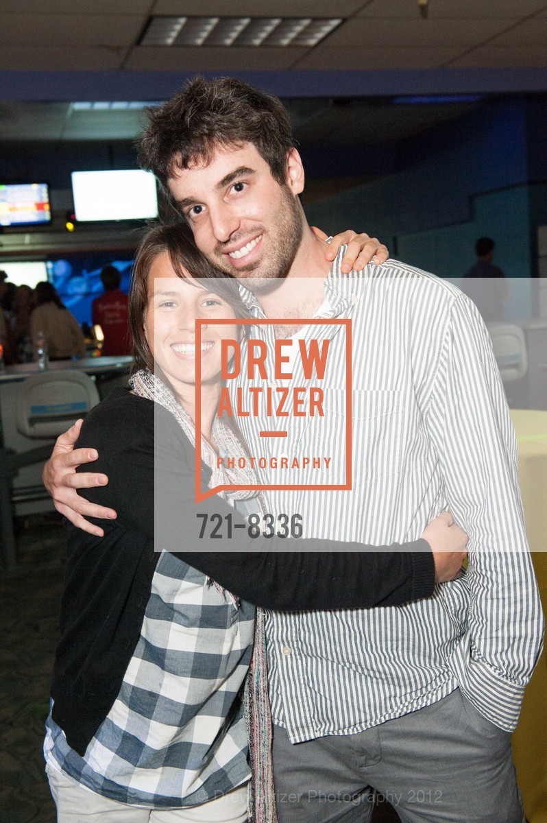 Jacqueline Medina, Zach Behar, As You Sow Hosts As You Bowl, Presidio Bowling Alley. 93 Moraga Avenue, September 21st, 2012, Photo #721-8336 Jacqueline Medina, Zach Behar, Photo #721-8336