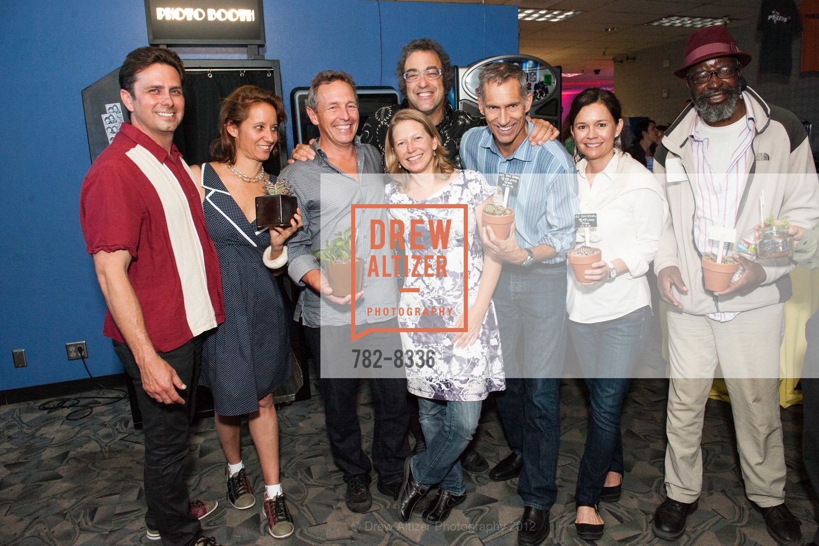 Greg Schank, Francesca Vietor, Tom van Dyck, Dana Clark, Nick Morgan, Mark Coultier, Lita Reyes, Abraham Nawere, As You Sow Hosts As You Bowl, Presidio Bowling Alley. 93 Moraga Avenue, September 21st, 2012, Photo #782-8336 Greg Schank, Francesca Vietor, Tom van Dyck, Dana Clark, Nick Morgan, Mark Coultier, Lita Reyes, Abraham Nawere, Photo #782-8336