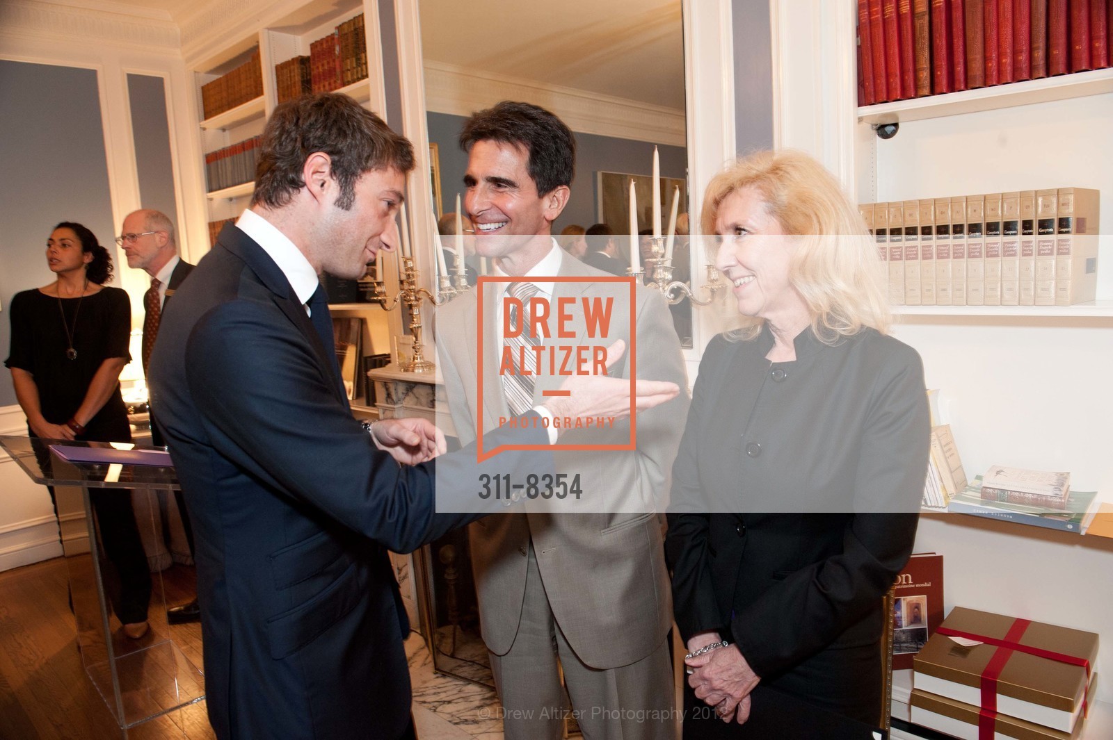 Romain Serman, Senator Mark Leno, Jane Camblin, Photo #311-8354