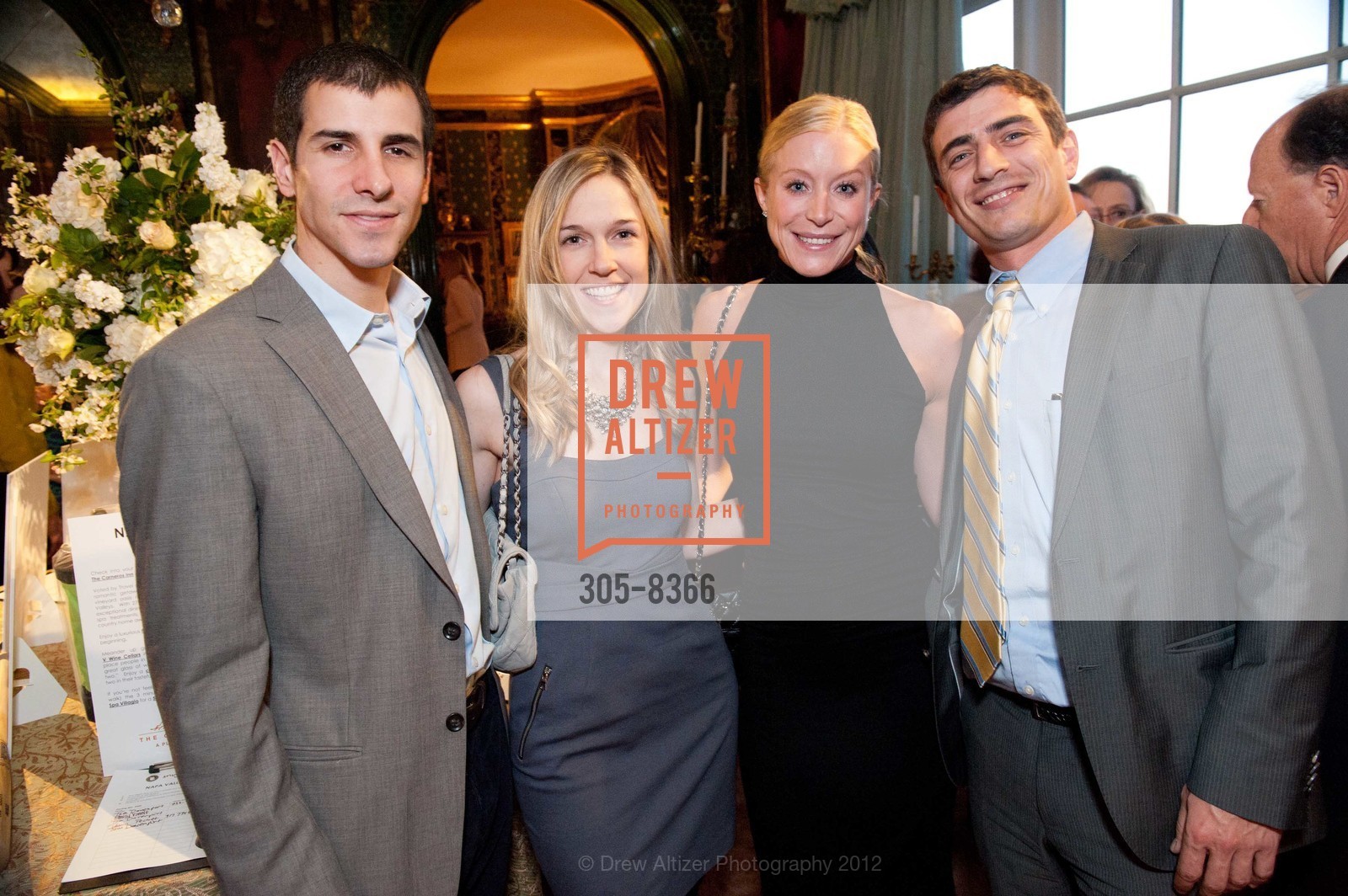 Tamin Pechet, Nicki Baker, Natalie Charlton, JC Avakian, Gordon and Ann Getty Host the 2012 SNUGGLY SOIREE Benefiting the Glogau Teddy Bear Rescue Fund at UCSF Benioff Childrens Hospital, US, March 22nd, 2012, Photo #305-8366 Tamin Pechet, Nicki Baker, Natalie Charlton, JC Avakian, Photo #305-8366