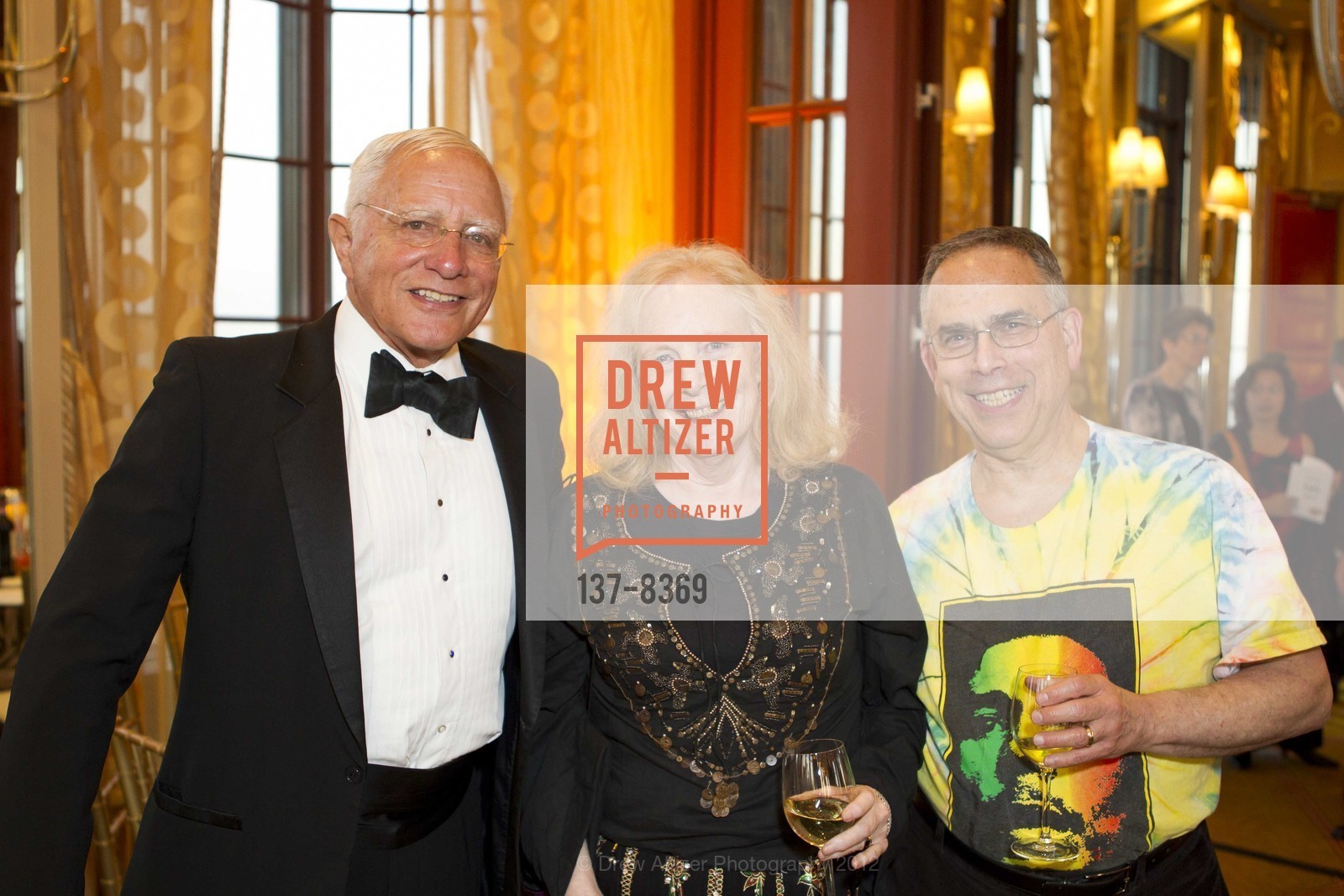 John Newmeyer, Anne Salsbury, Jules Steimnitz, HAIGHT ASHBURY FREE CLINIC-WALDEN HOUSE Anniversary: Black Tie and Tie Dye Gala, US, June 1st, 2012, Photo #137-8369 John Newmeyer, Anne Salsbury, Jules Steimnitz, Photo #137-8369