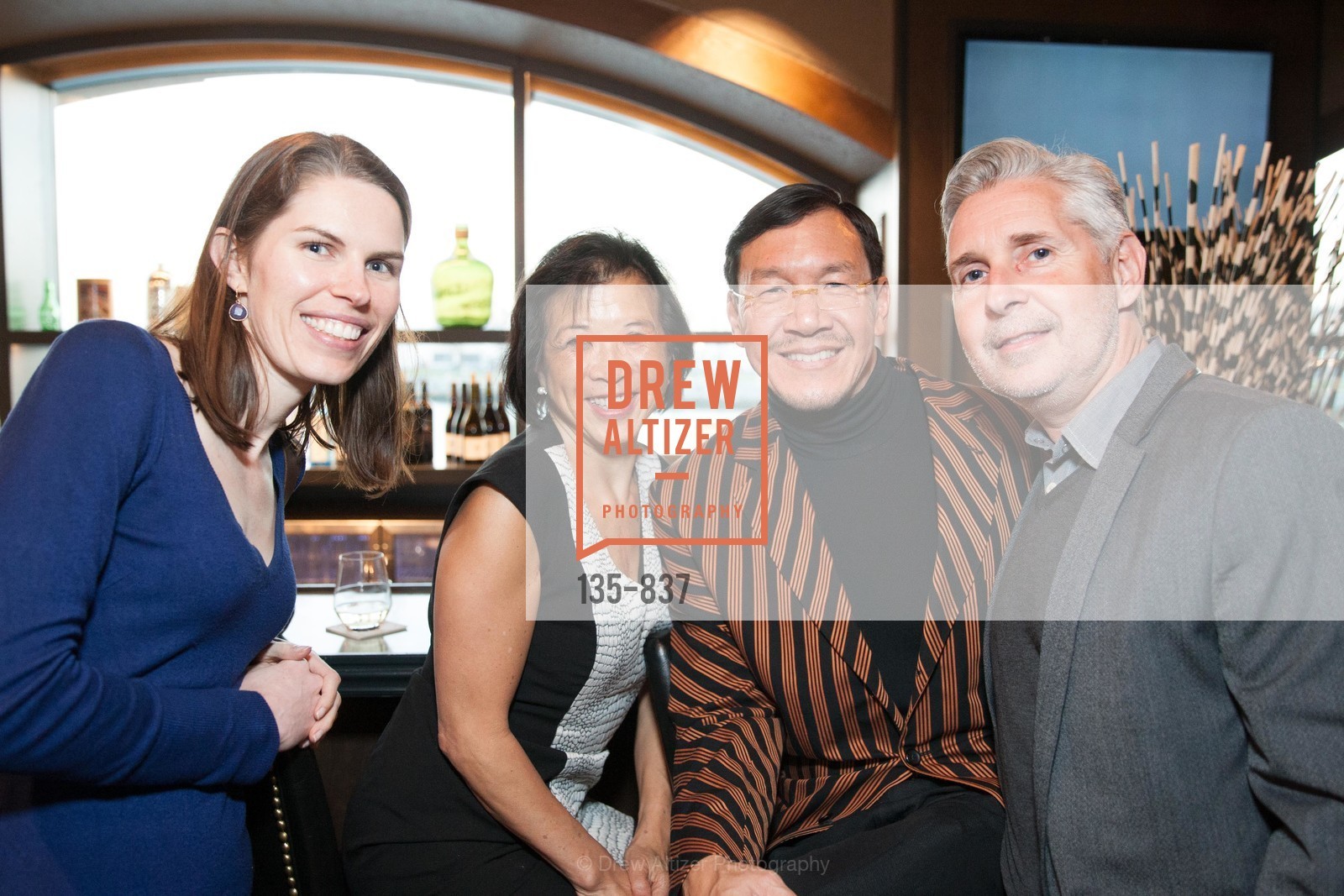 Maureen McLellan, Melinda Yee Franklin, Tim Wu, Eric Murphy, SF ZOO'S Benefactor Party, US, March 12th, 2015, Photo #135-837 Maureen McLellan, Melinda Yee Franklin, Tim Wu, Eric Murphy, Photo #135-837