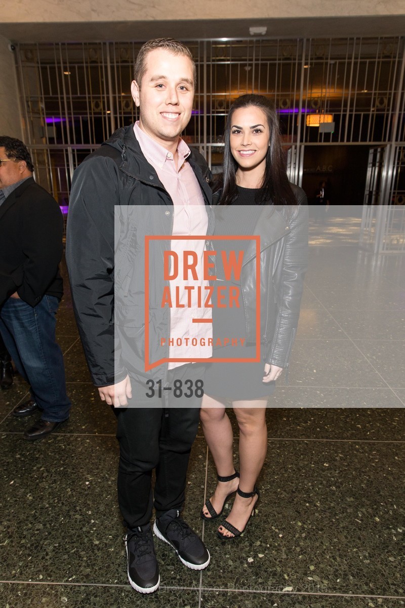 Jess Montejano, Paige Joseph, The Super Bowl Committee Chairman's Party, Masonic Auditorium, February 5th, 2016, Photo #31-838 Jess Montejano, Paige Joseph, Photo #31-838