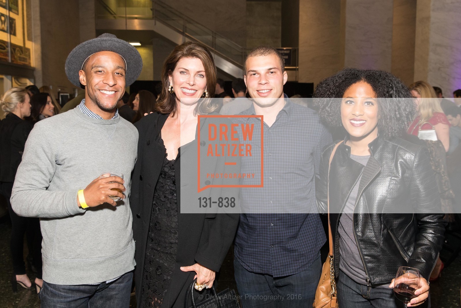 William Alexander, Karen Lott, Isaiah Lott, Megan Holstom, The Super Bowl Committee Chairman's Party, Masonic Auditorium, February 5th, 2016, Photo #131-838 William Alexander, Karen Lott, Isaiah Lott, Megan Holstom, Photo #131-838
