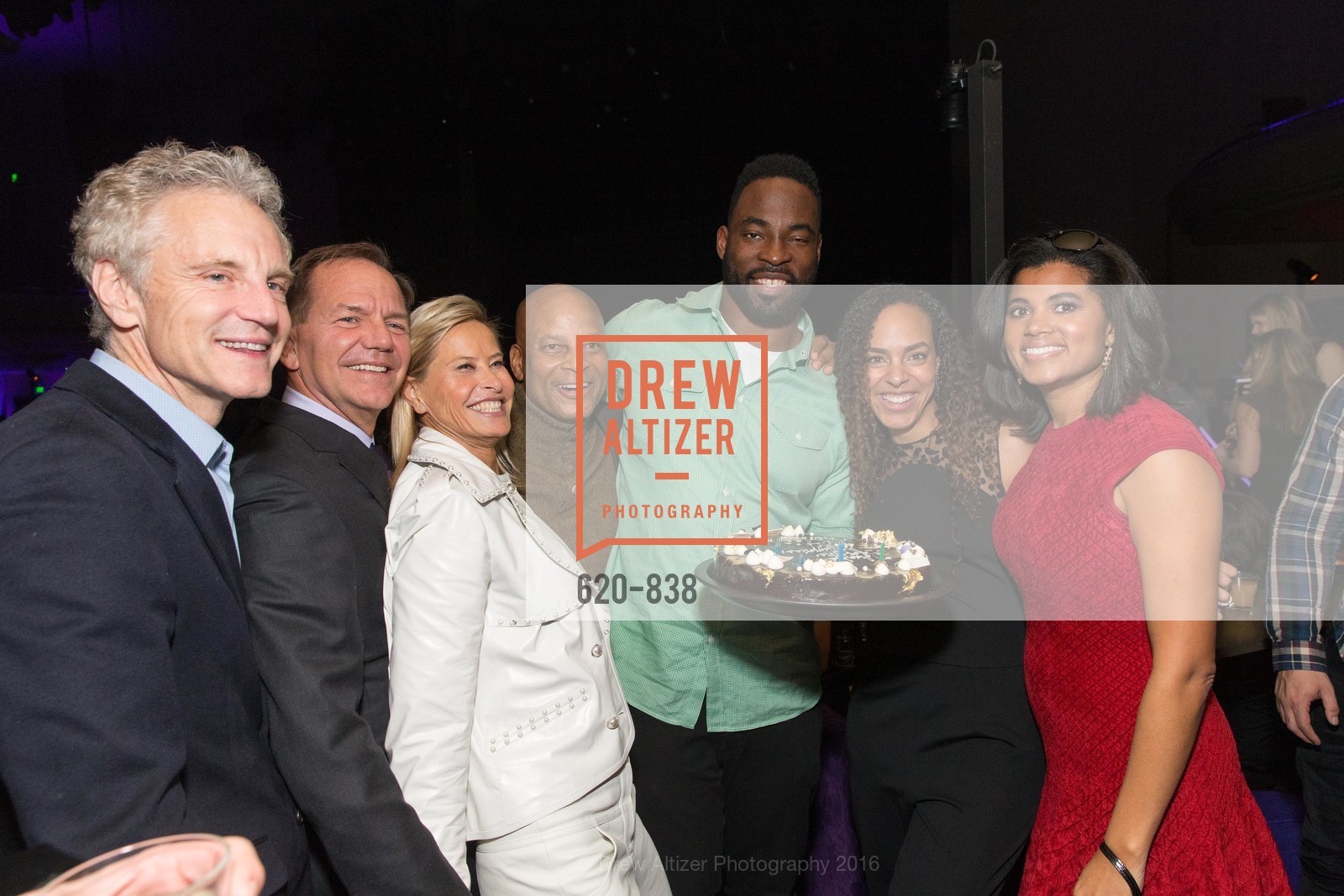 John Sykes, Sonia Shaw, Ronnie Lott, Justin Tuck, Lauran Tuck, Kori Shaw, The Super Bowl Committee Chairman's Party, Masonic Auditorium, February 5th, 2016, Photo #620-838 John Sykes, Sonia Shaw, Ronnie Lott, Justin Tuck, Lauran Tuck, Kori Shaw, Photo #620-838
