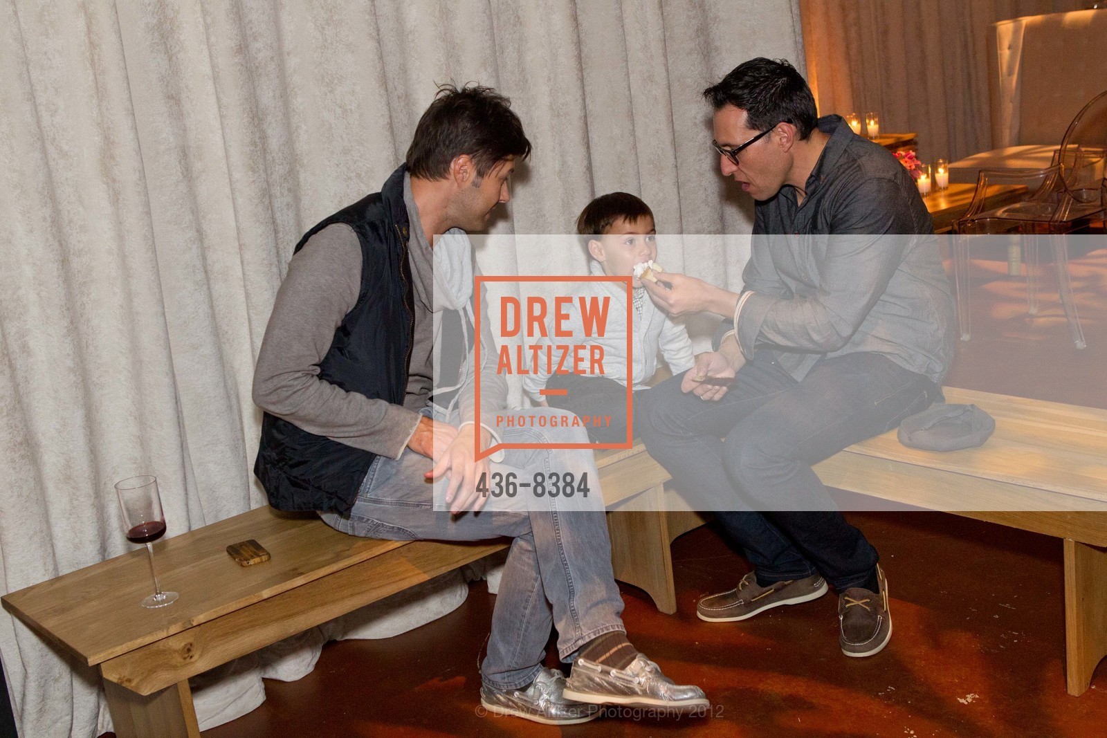 Eric Lopez, Noah Hirsch-Lopez, Jim Kirsch, R80 Venue Launch Party, US, February 15th, 2012, Photo #436-8384 Eric Lopez, Noah Hirsch-Lopez, Jim Kirsch, Photo #436-8384