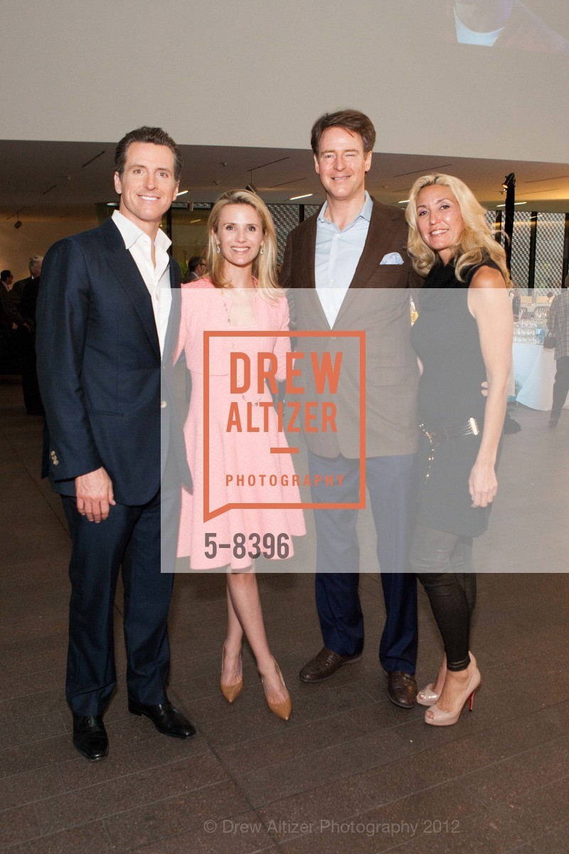 Gavin Newsom, Jennifer Siebel Newsom, David Spencer, KP Coge, REAL TO REAL: Photographs From the Traina Collection Opening Reception, US, June 7th, 2012, Photo #5-8396 Gavin Newsom, Jennifer Siebel Newsom, David Spencer, KP Coge, Photo #5-8396