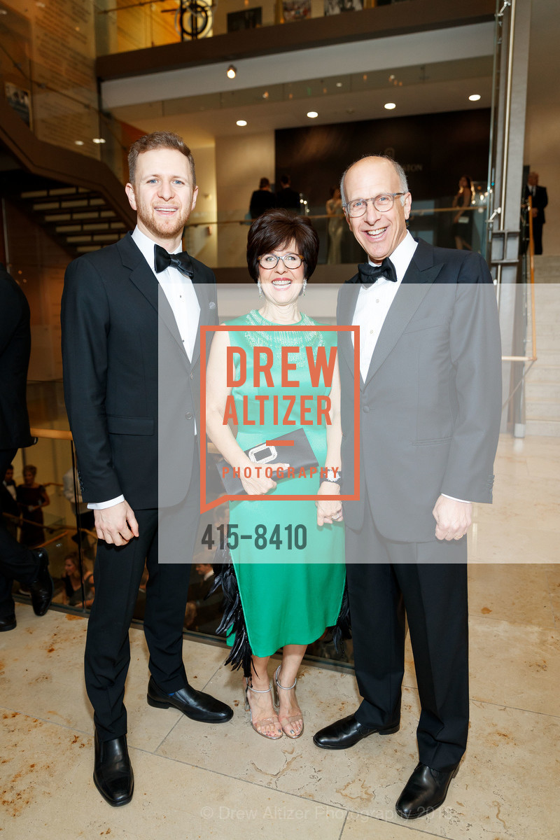 Marty Zack, Diane Zack, Howard Zack, San Francisco Conservatory of Music Centennial Gala 2018, San Francisco Conservatory of Music. 50 Oak Street, March 19th, 2018, Photo #415-8410 Marty Zack, Diane Zack, Howard Zack, Photo #415-8410