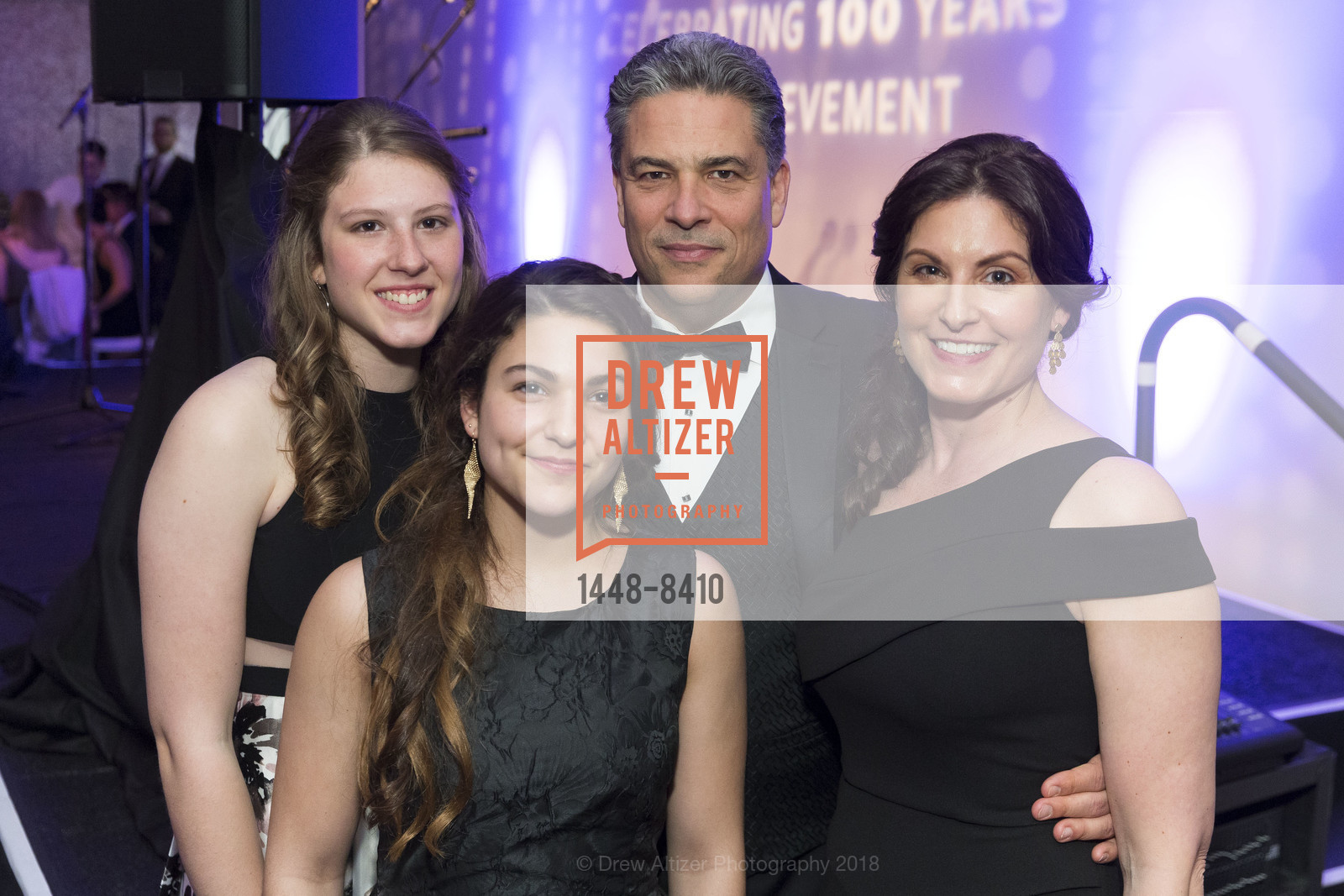 Madeleine Stull, Emily Stull, David Stull, Jessica Downs, San Francisco Conservatory of Music Centennial Gala 2018, San Francisco Conservatory of Music. 50 Oak Street, March 19th, 2018, Photo #1448-8410 Madeleine Stull, Emily Stull, David Stull, Jessica Downs, Photo #1448-8410