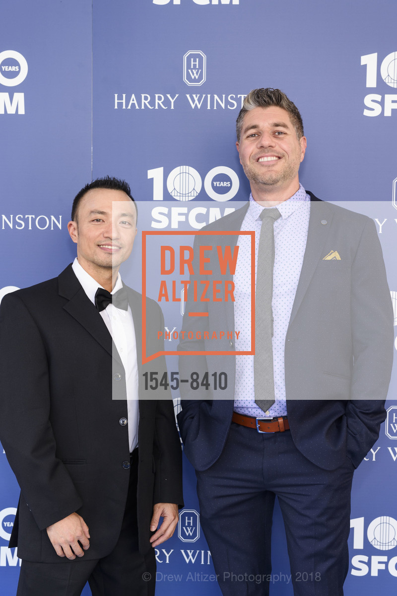 Eric Huang, Etai Markowski, San Francisco Conservatory of Music Centennial Gala 2018, San Francisco Conservatory of Music. 50 Oak Street, March 19th, 2018, Photo #1545-8410 Eric Huang, Etai Markowski, Photo #1545-8410